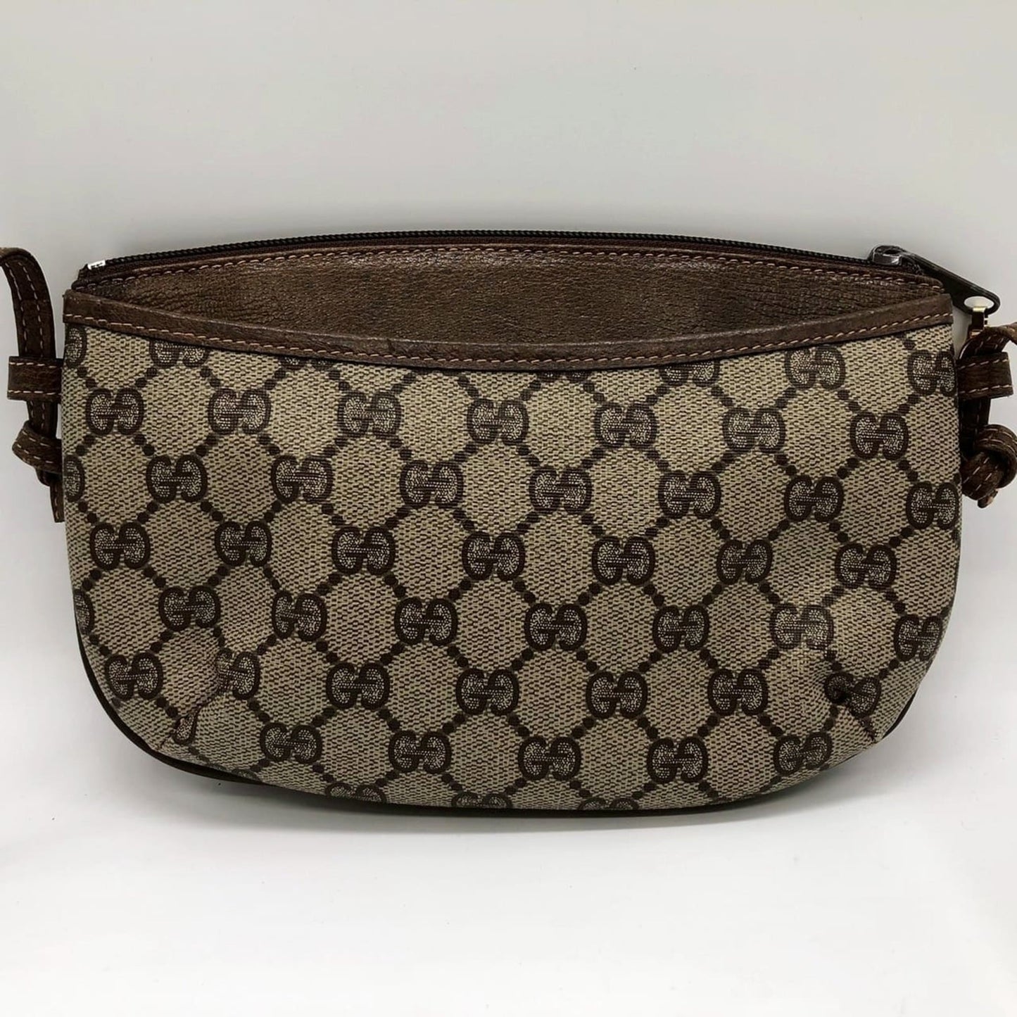 Gucci Brown Gg Supreme Shoulder Bag