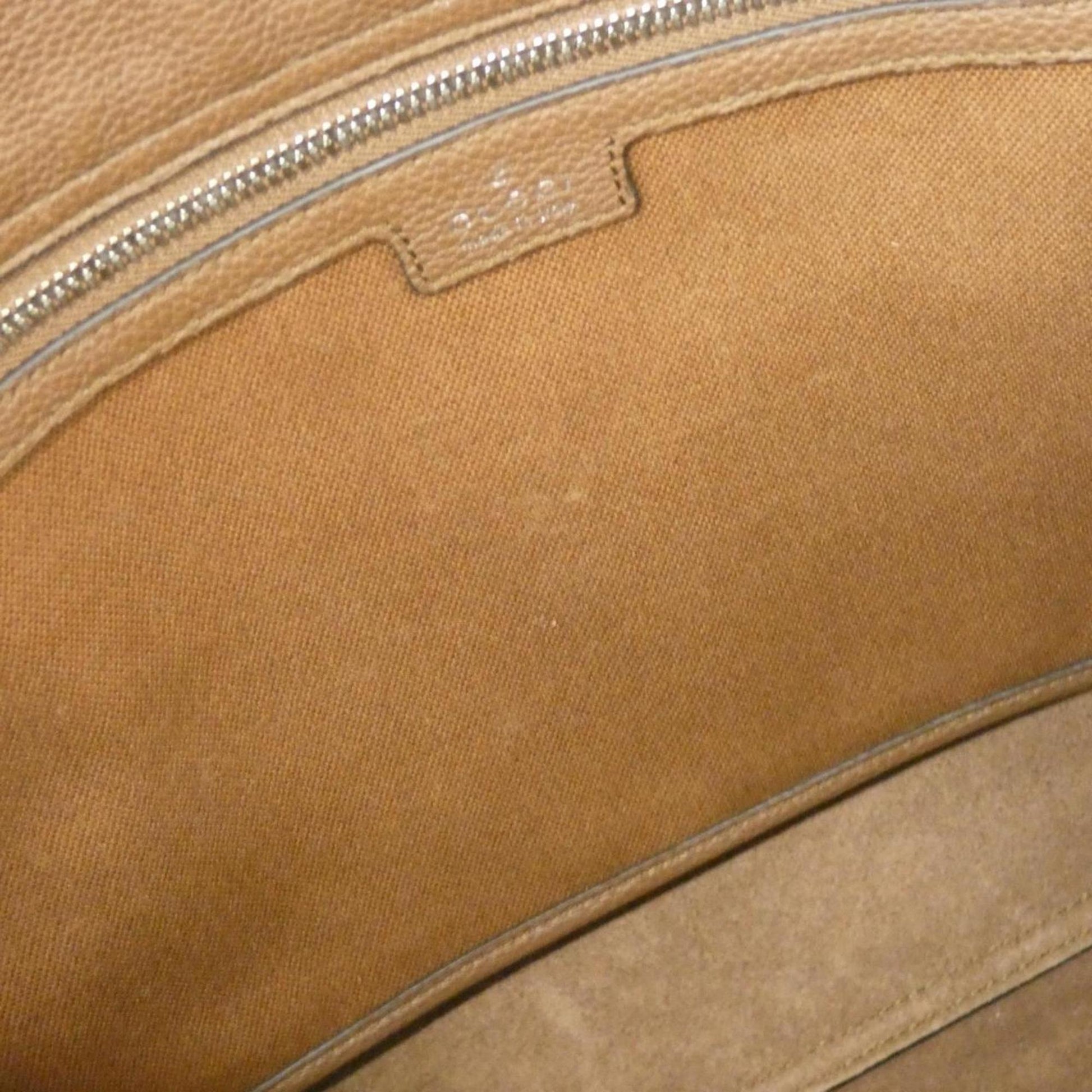 Gucci Light Brown Leather Handbag