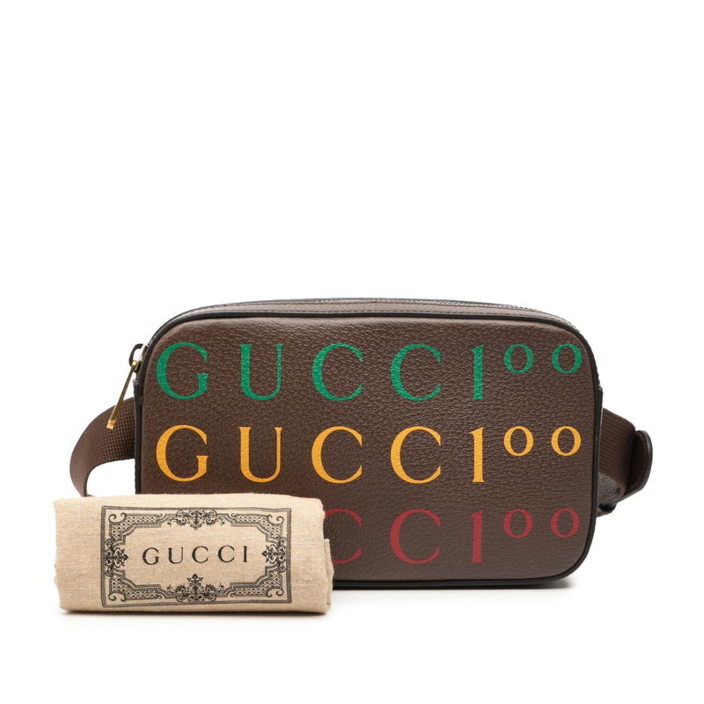 Gucci Brown Leather Fanny Pack