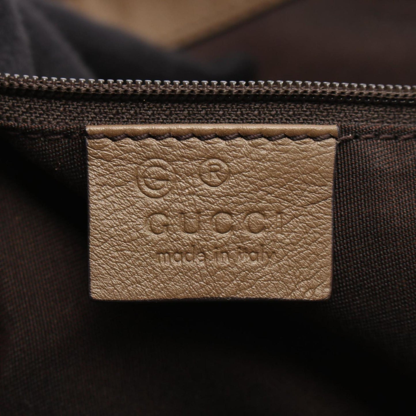Gucci Brown Leather Tote Bag
