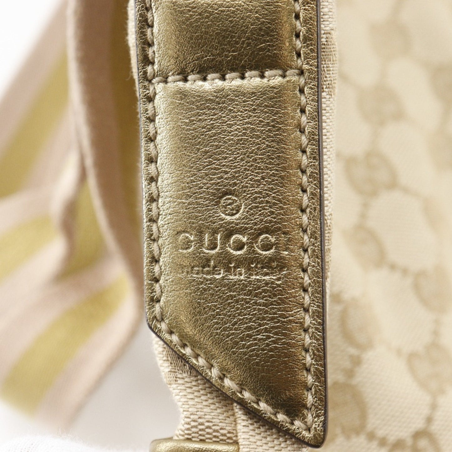 Gucci Gg Canvas Beige Gg Canvas Shoulder Bag