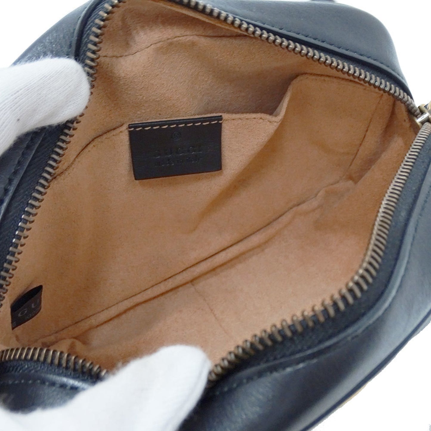 Gucci Black Leather Shoulder Bag
