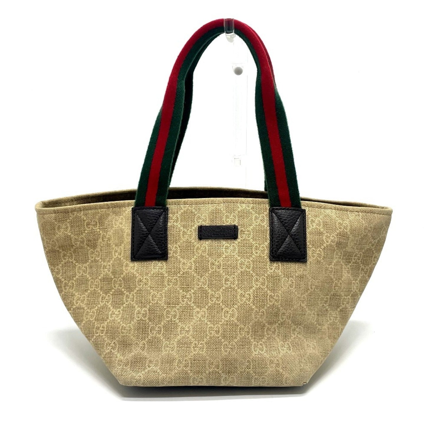 Gucci Beige Gg Canvas Tote Bag