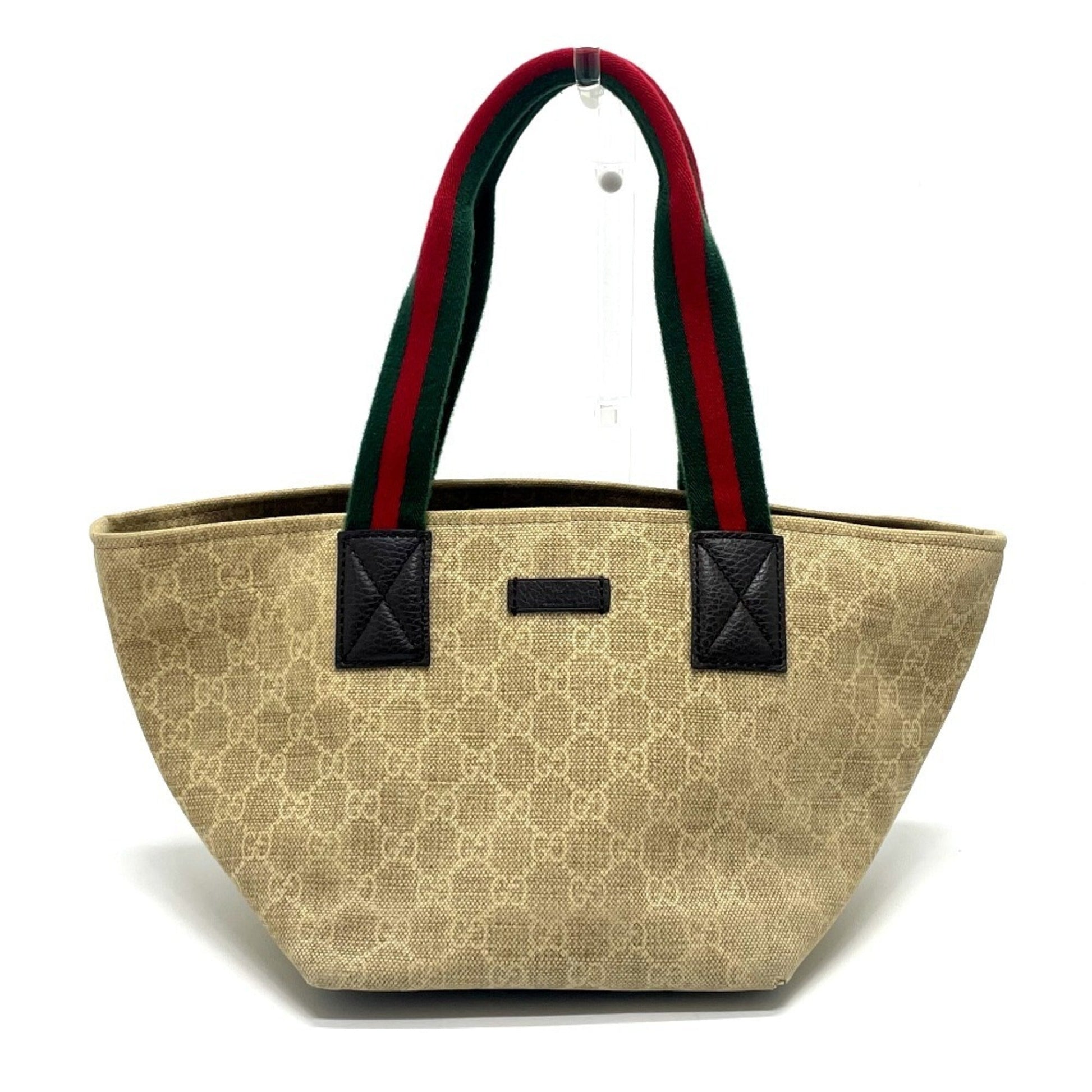 Gucci Beige Gg Canvas Tote Bag
