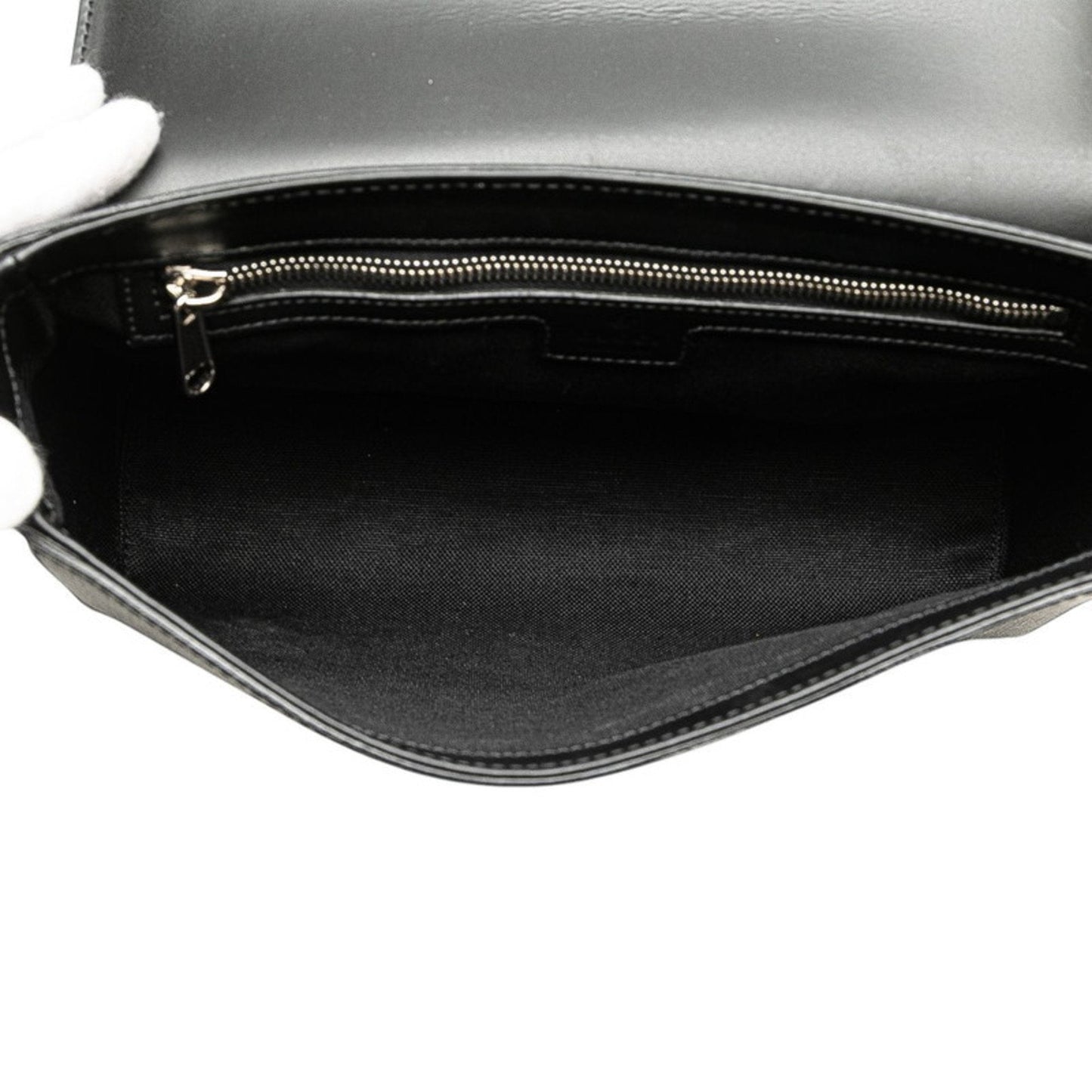 Gucci Black Pvc Leather Shoulder Bag