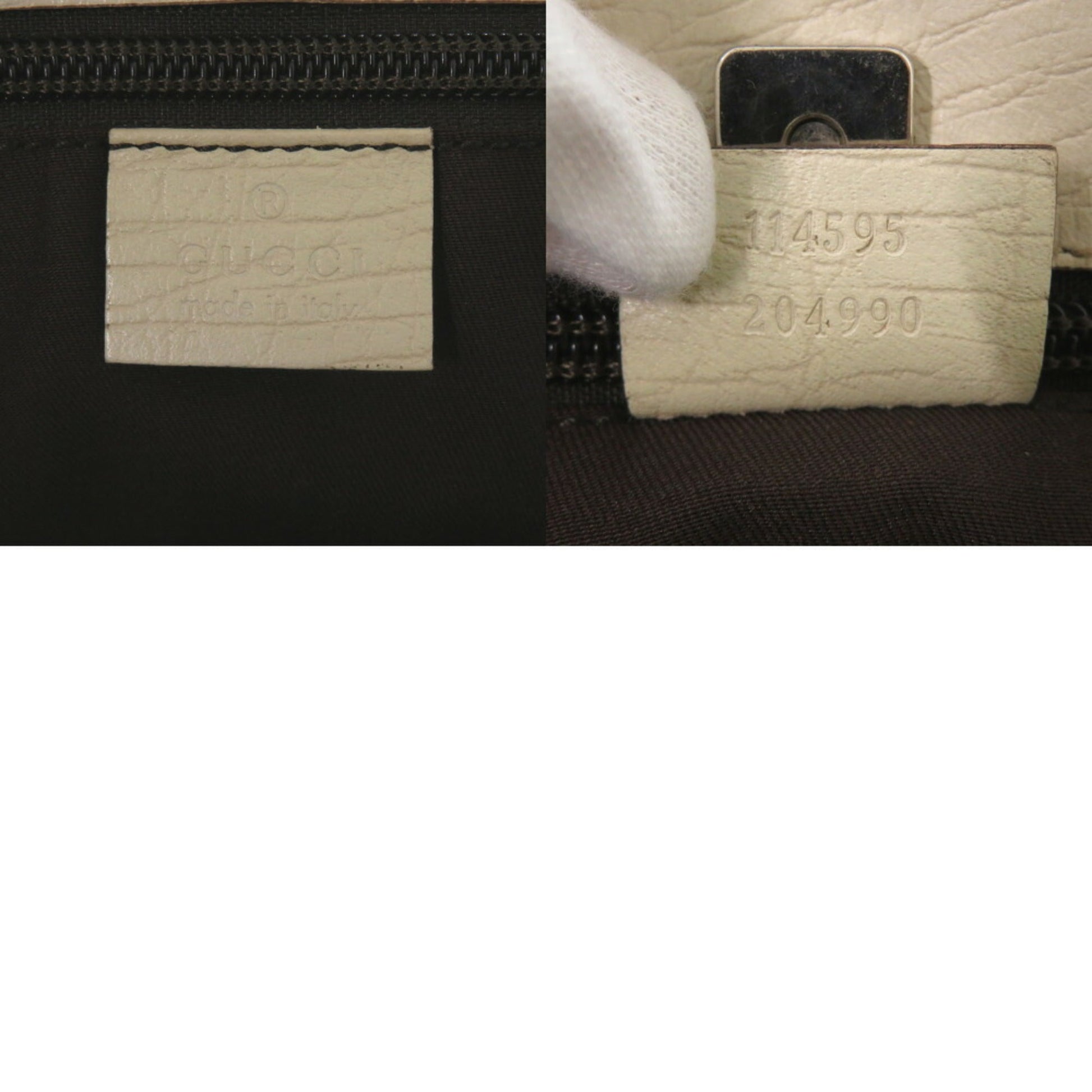 Gucci Beige Pvc Tote Bag