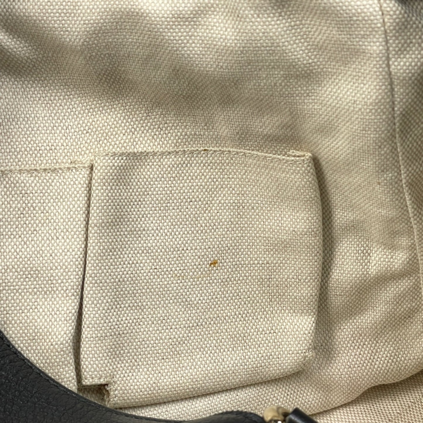 Gucci Black Leather Tote Bag