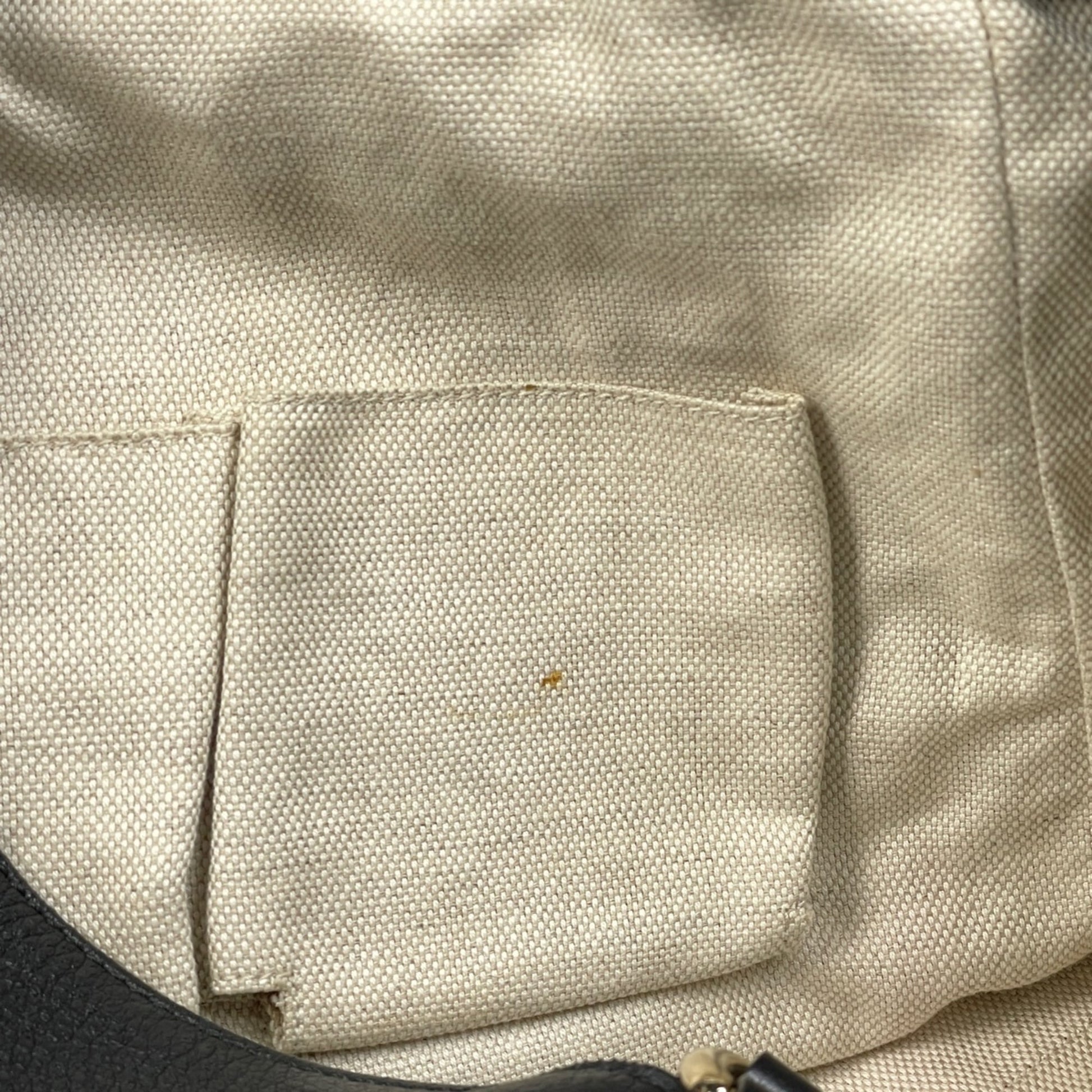 Gucci Black Leather Tote Bag