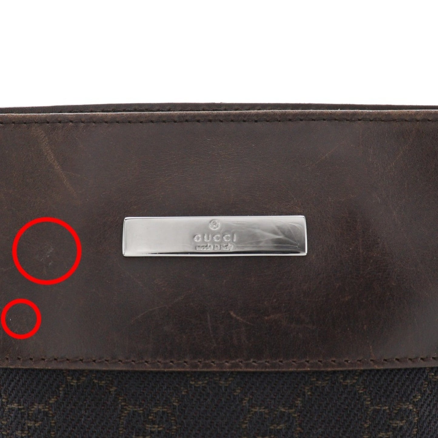 Gucci Brown Gg Canvas Shoulder Bag