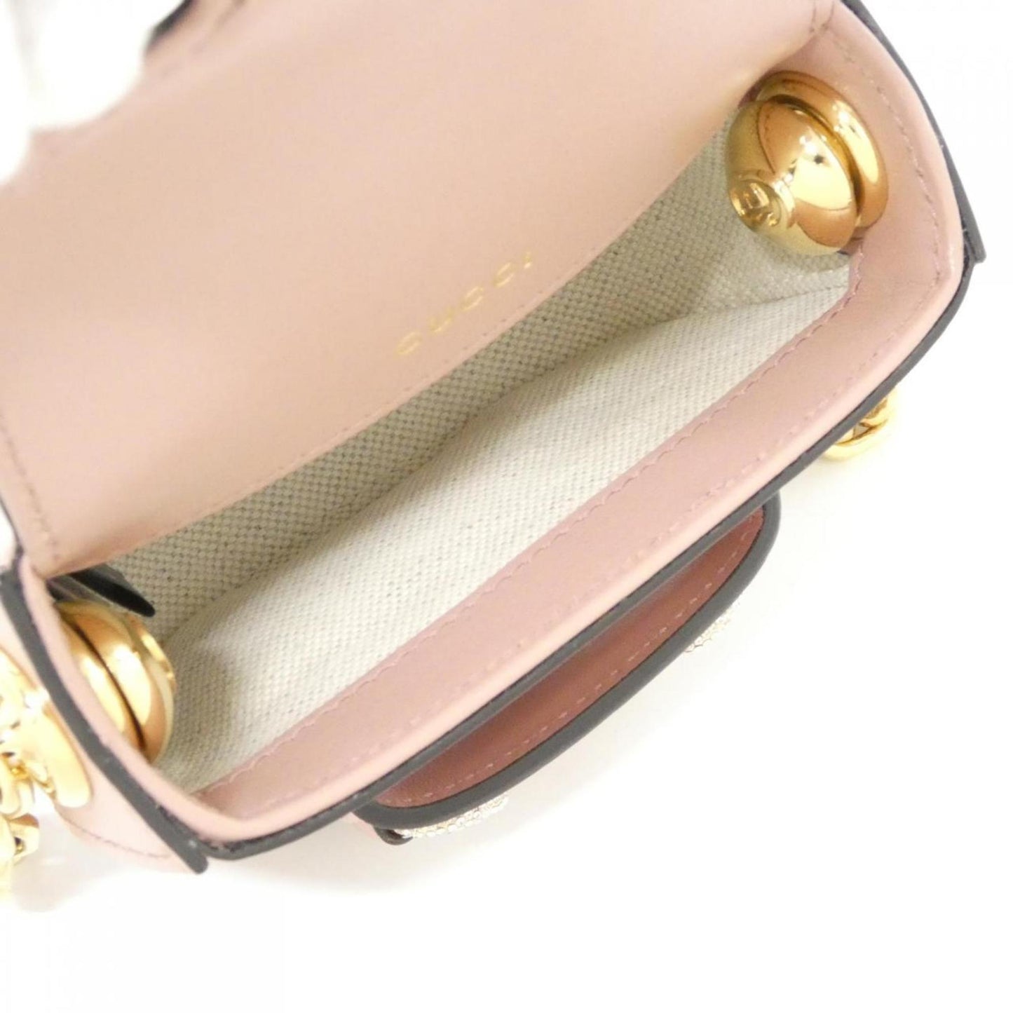 Gucci Dusty Pink Leather Shoulder Bag
