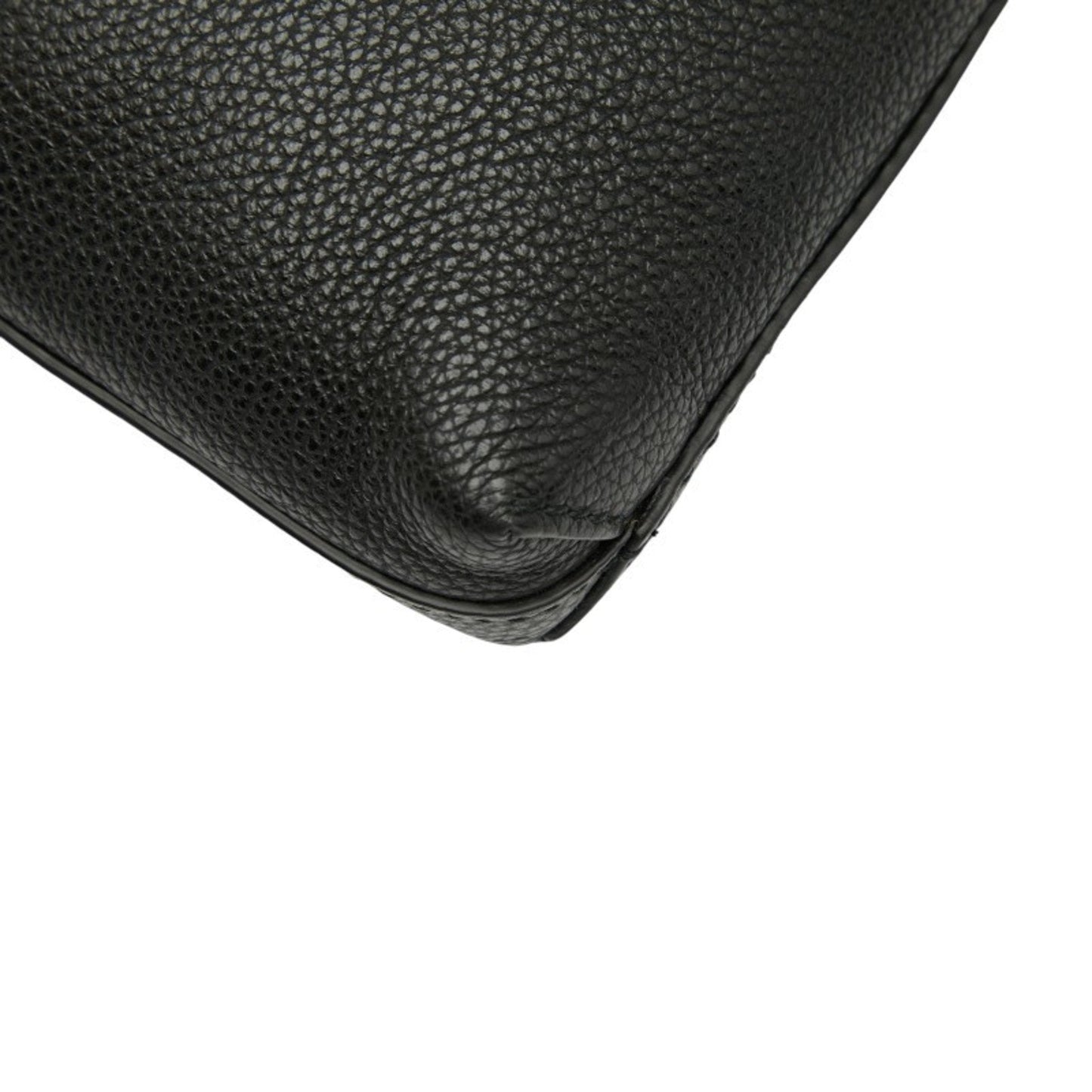 Gucci Black Leather Clutch Bag