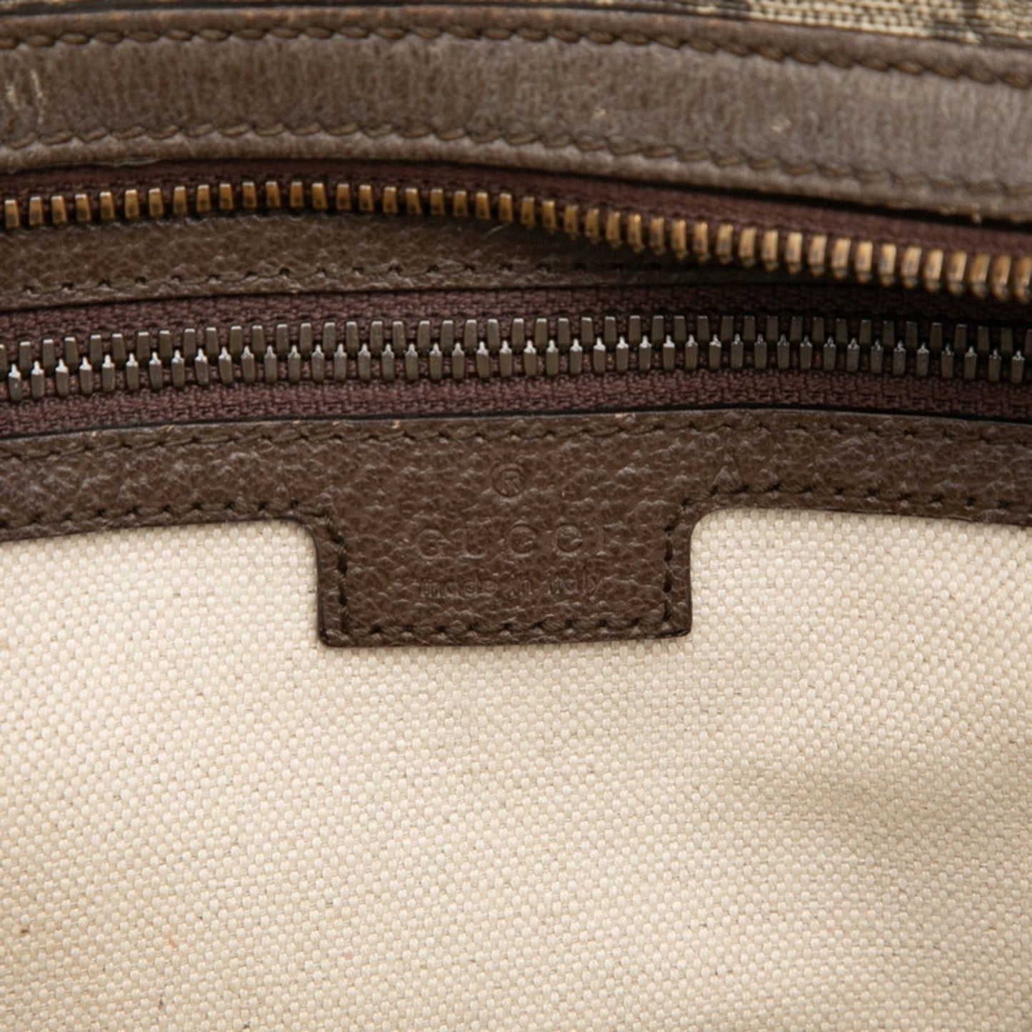 Gucci Ophidia Beige Multi-Color Pvc Leather Backpack