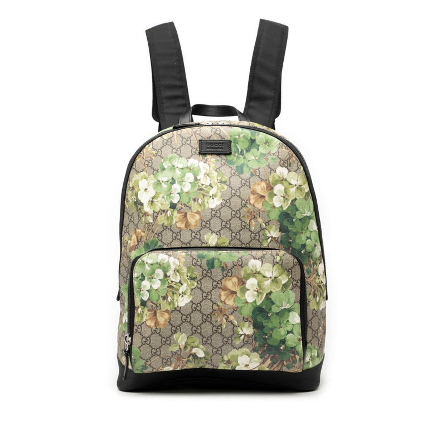 Gucci Beige Blue Pvc Leather Backpack