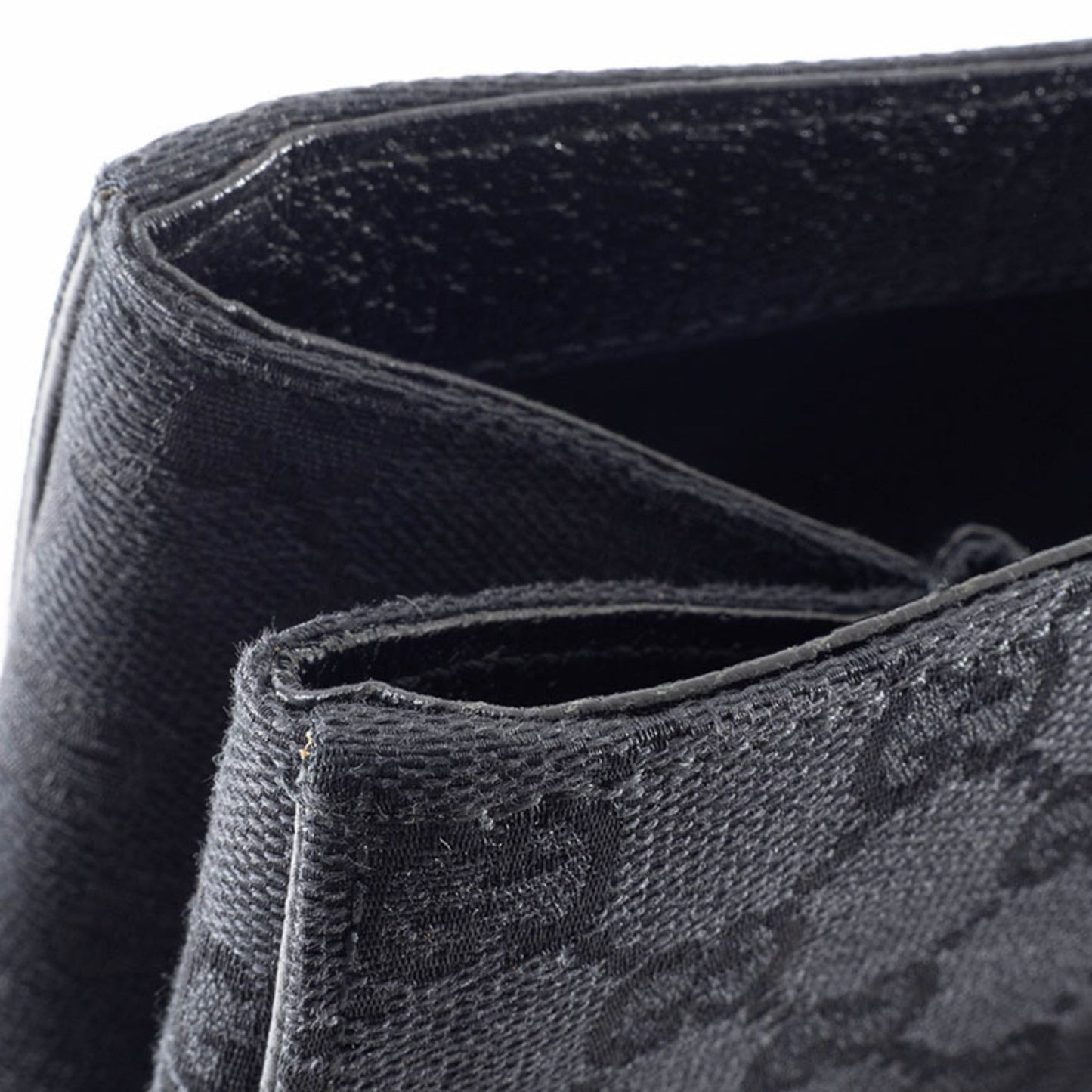 Gucci Gg Canvas Black Gg Canvas Leather Tote Bag