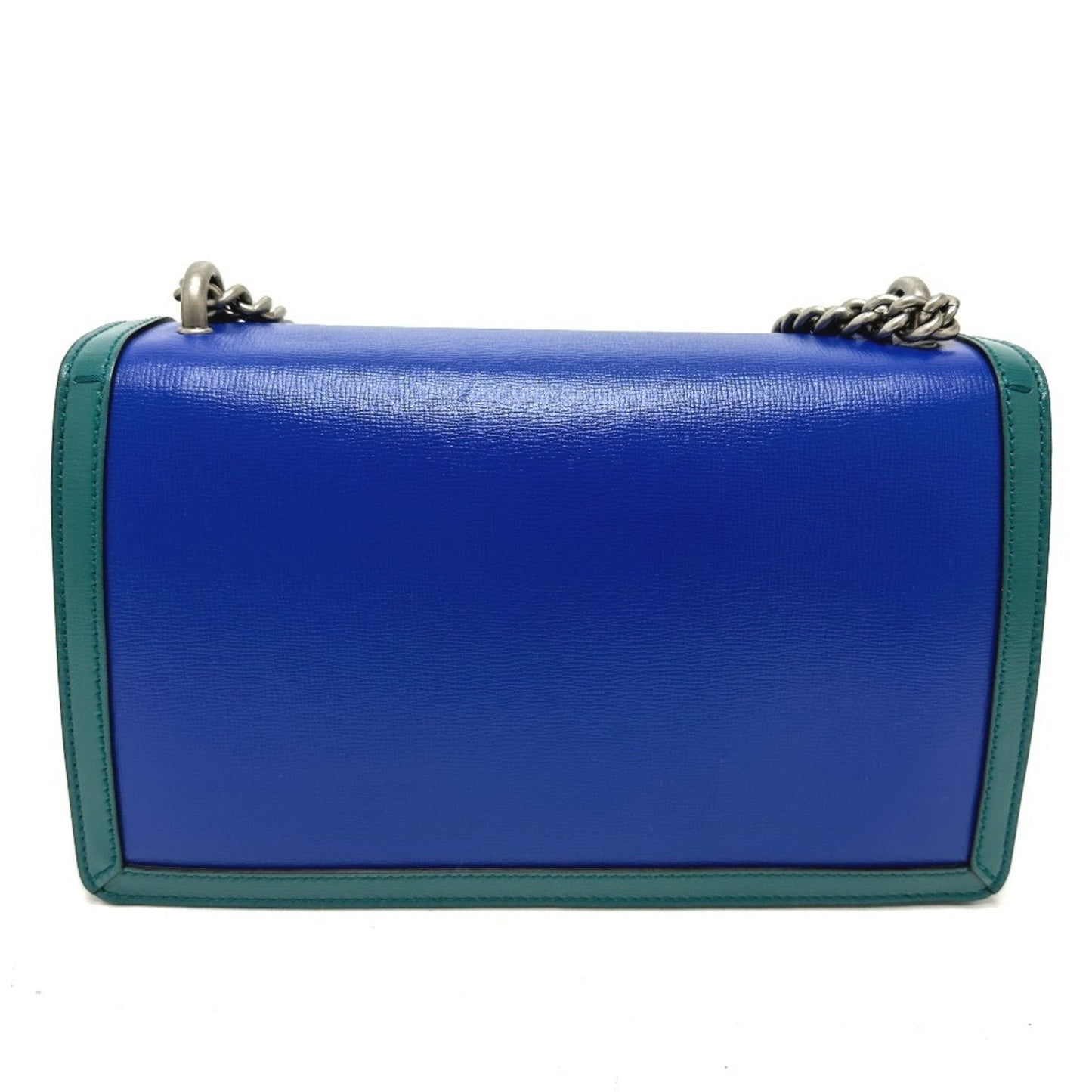 Gucci Blue Green Leather Shoulder Bag