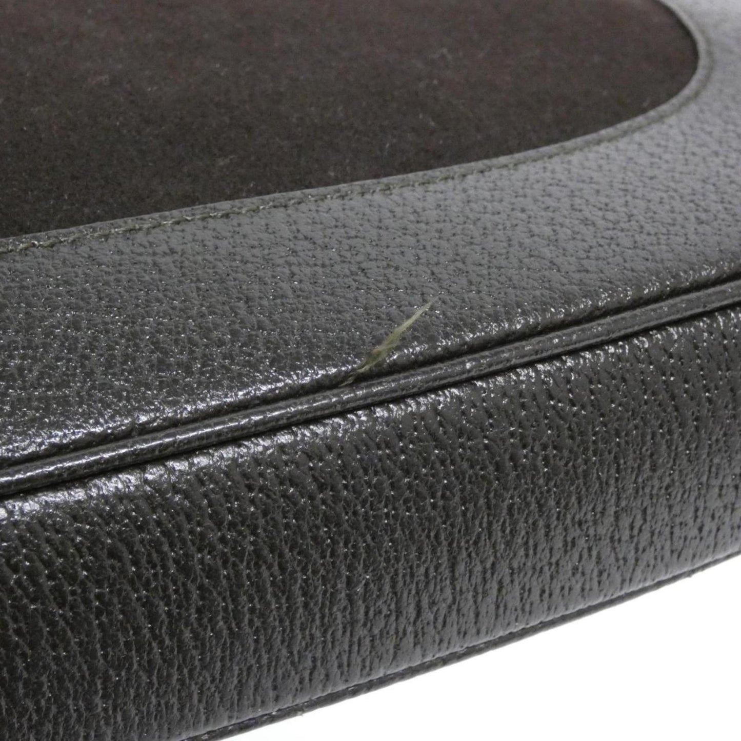 Gucci Brown Felt Shoulder Bag