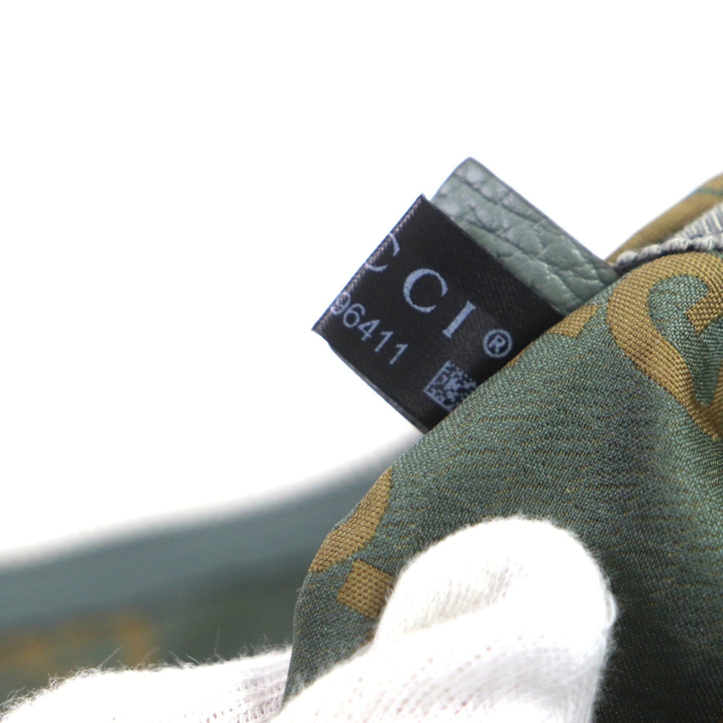 Gucci Khaki Nylon Leather Fanny Pack