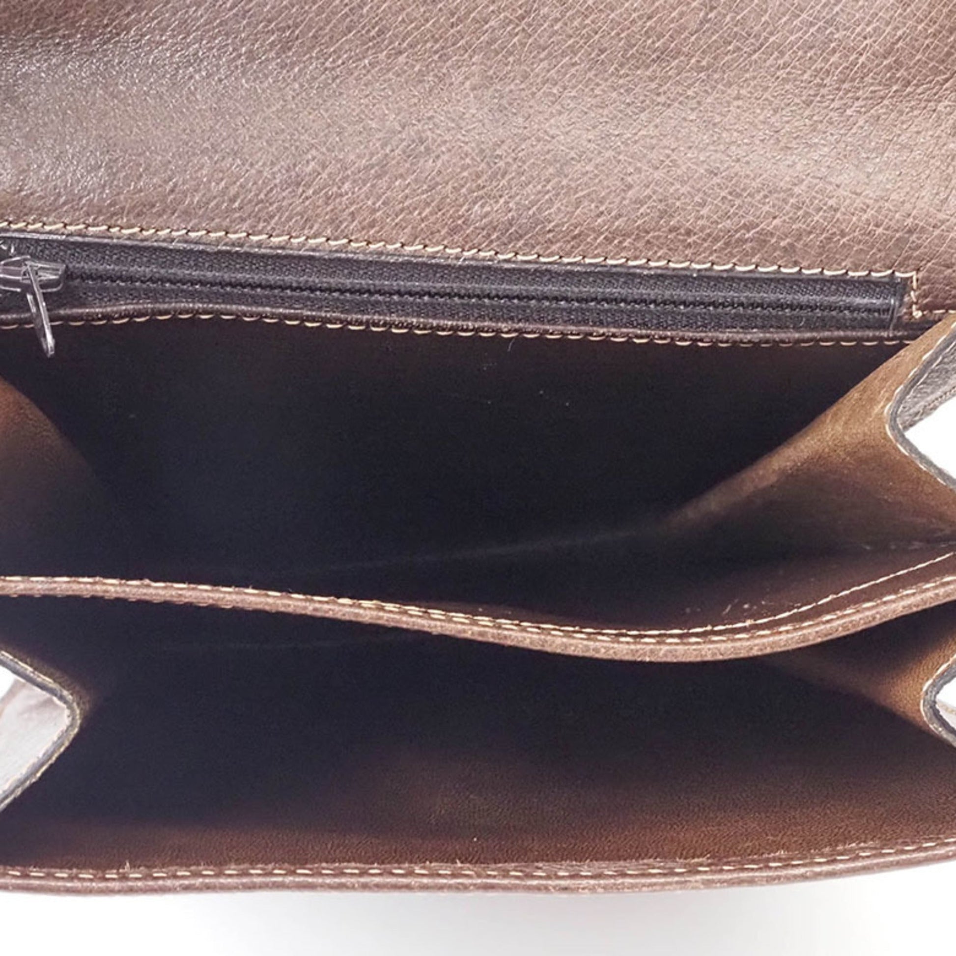 Gucci Brown Leather Shoulder Bag