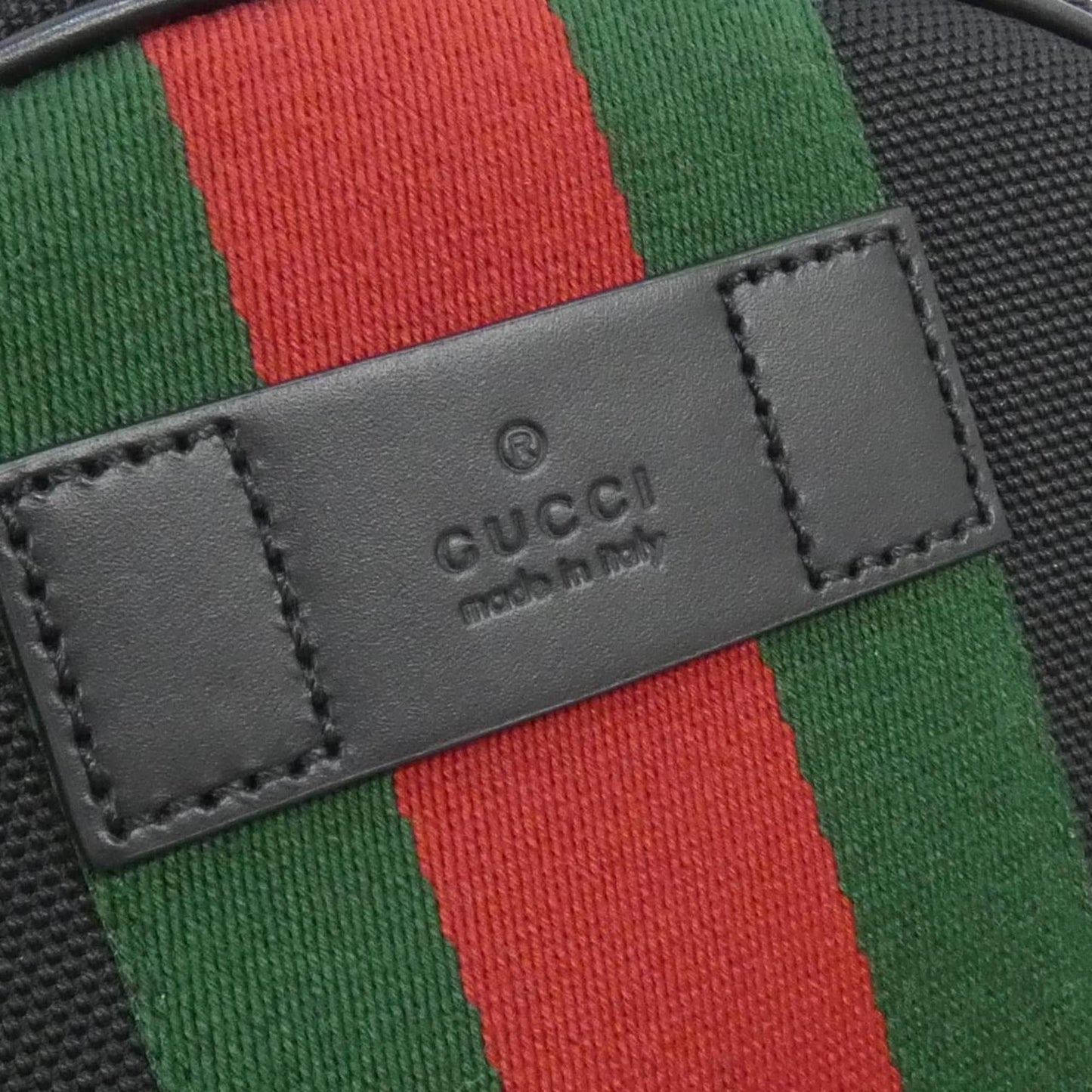 Gucci Black Canvas Backpack