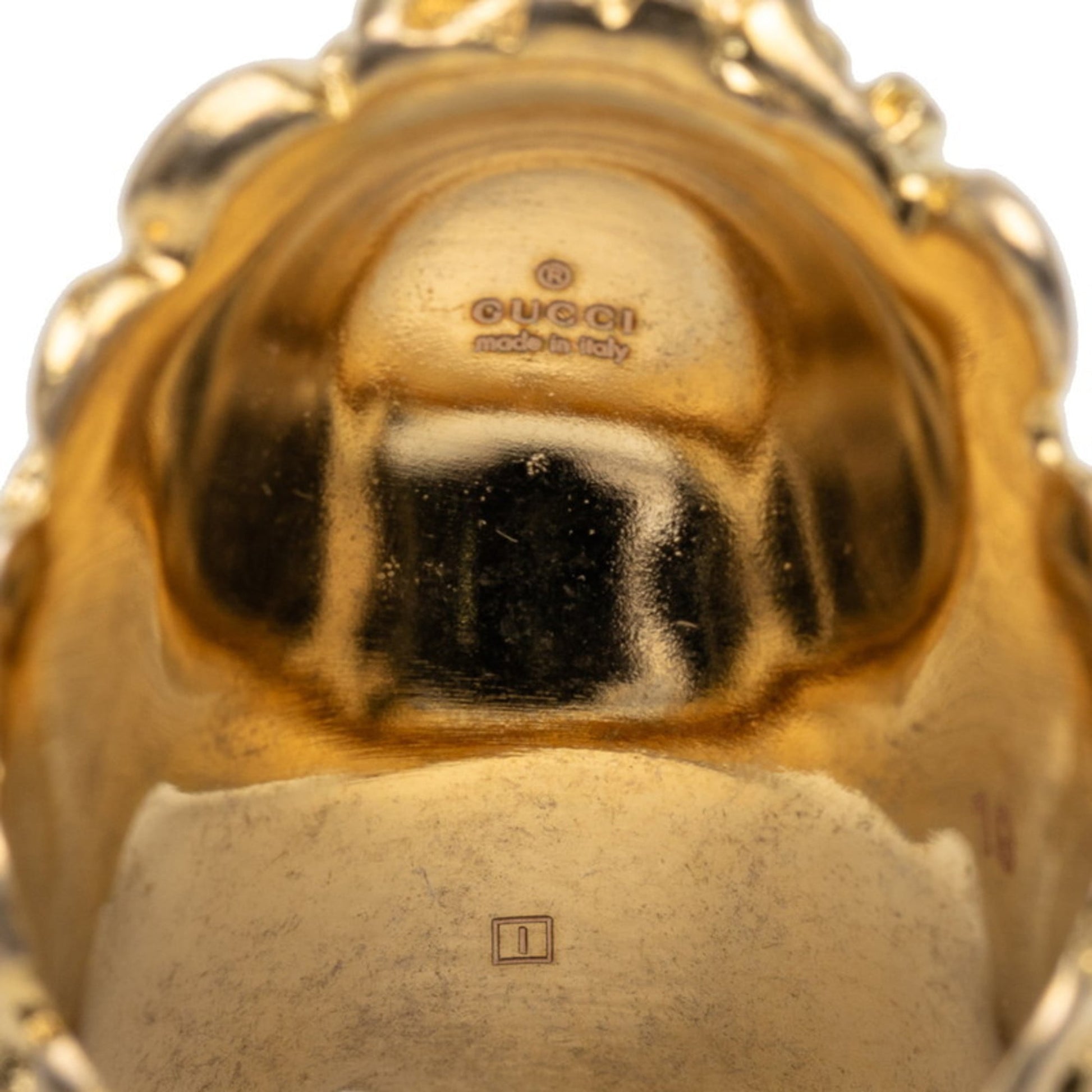 Gucci Gold Gold Plating Band Ring