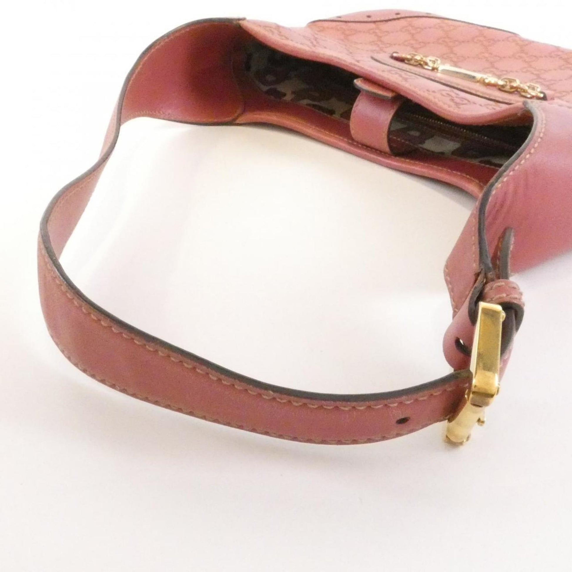 Gucci Pink Leather Shoulder Bag