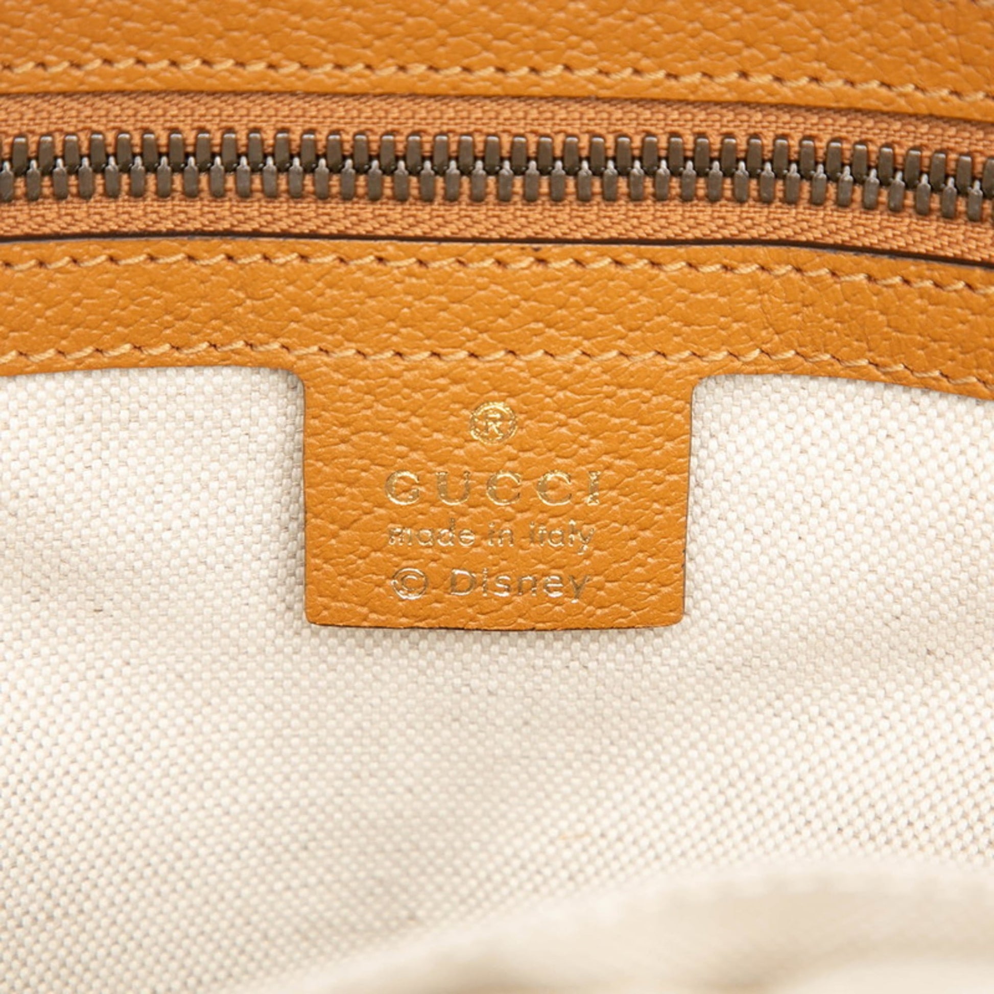 Gucci Brown Multi-Color Pvc Leather Backpack