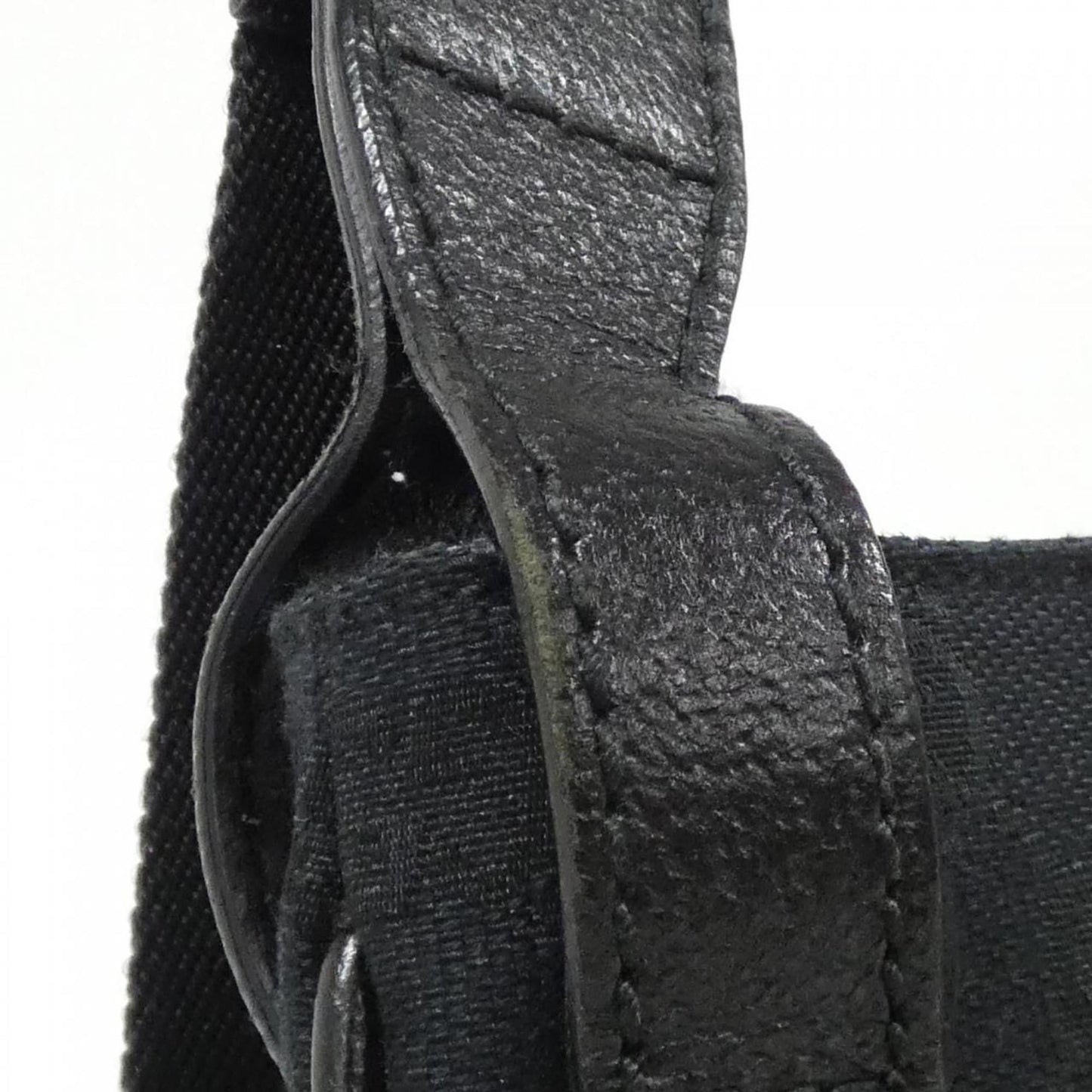 Gucci Black Gg Canvas Shoulder Bag