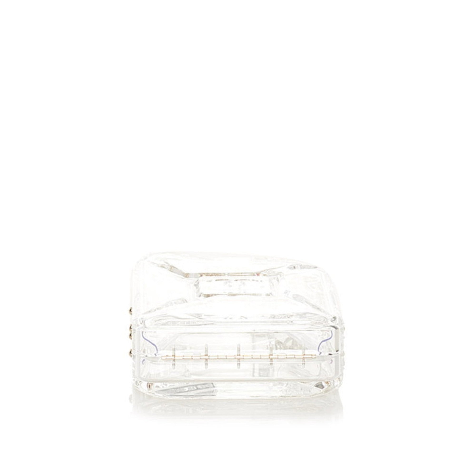 Chanel Dubai Runway Show Limited Cruise Chain Shoulder Bag Bottle Clear Gold Acrylic Glass Ladies CHANEL