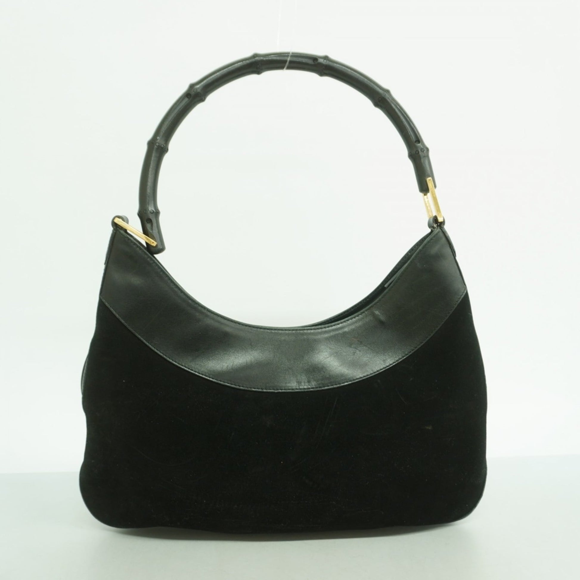 Gucci Black Suede Shoulder Bag