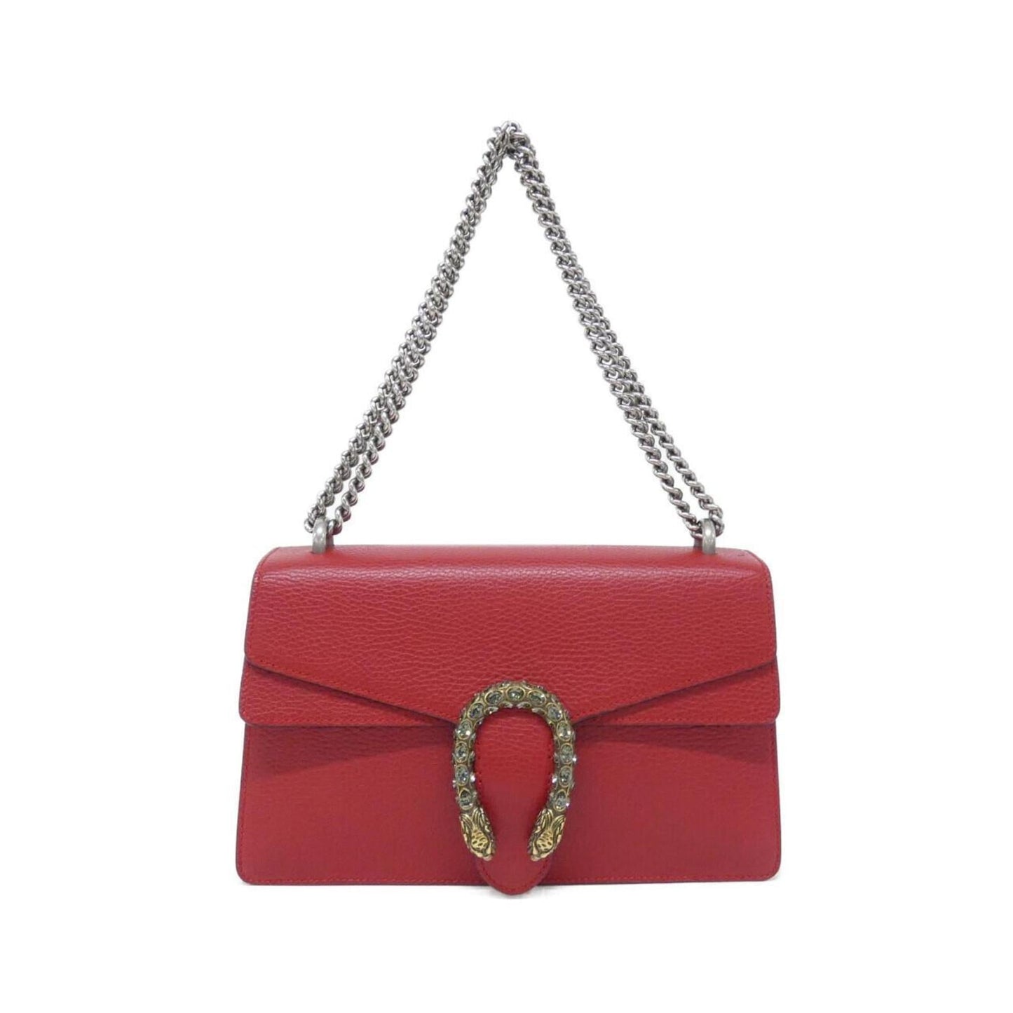 Gucci Red Color Leather Shoulder Bag