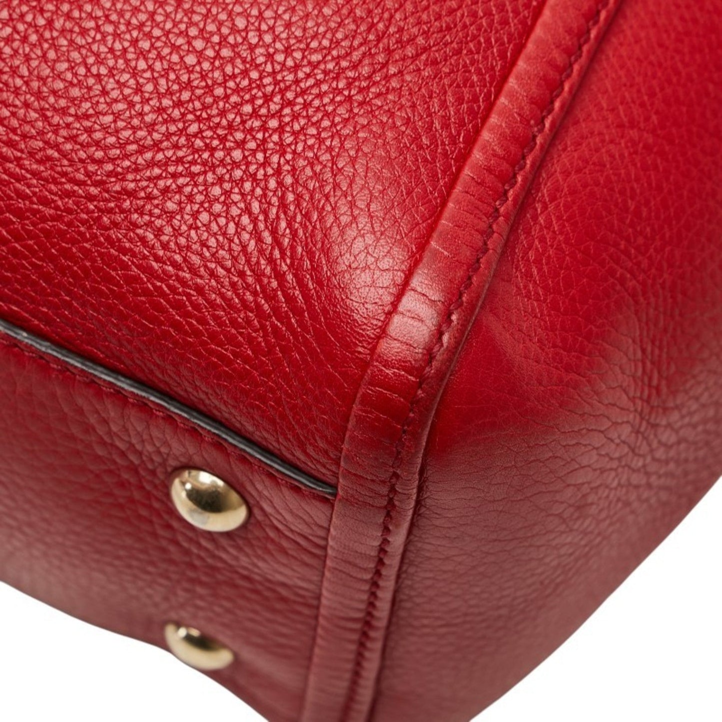 Gucci Soho Red Color Leather Handbag Shoulder Bag