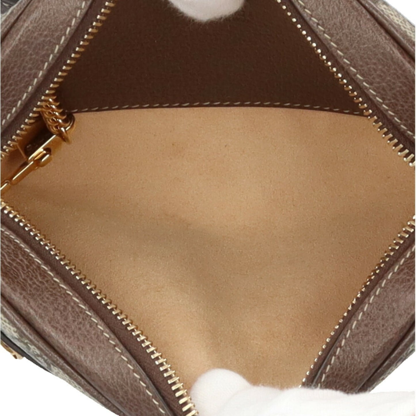 Gucci Brown Gg Supreme Canvas Shoulder Bag