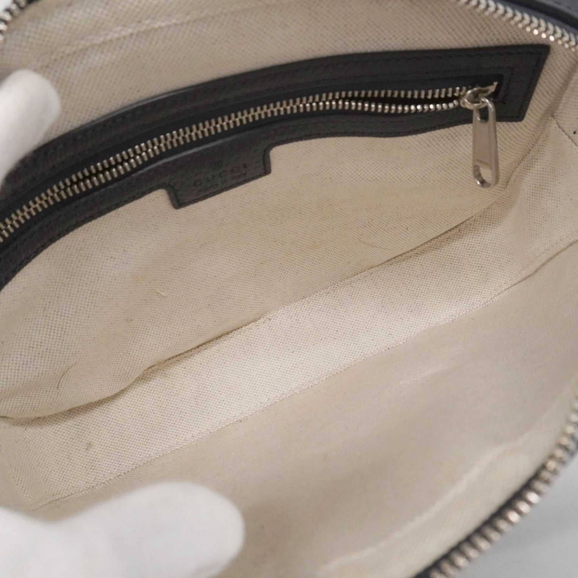 Gucci Navy Pvc Shoulder Bag
