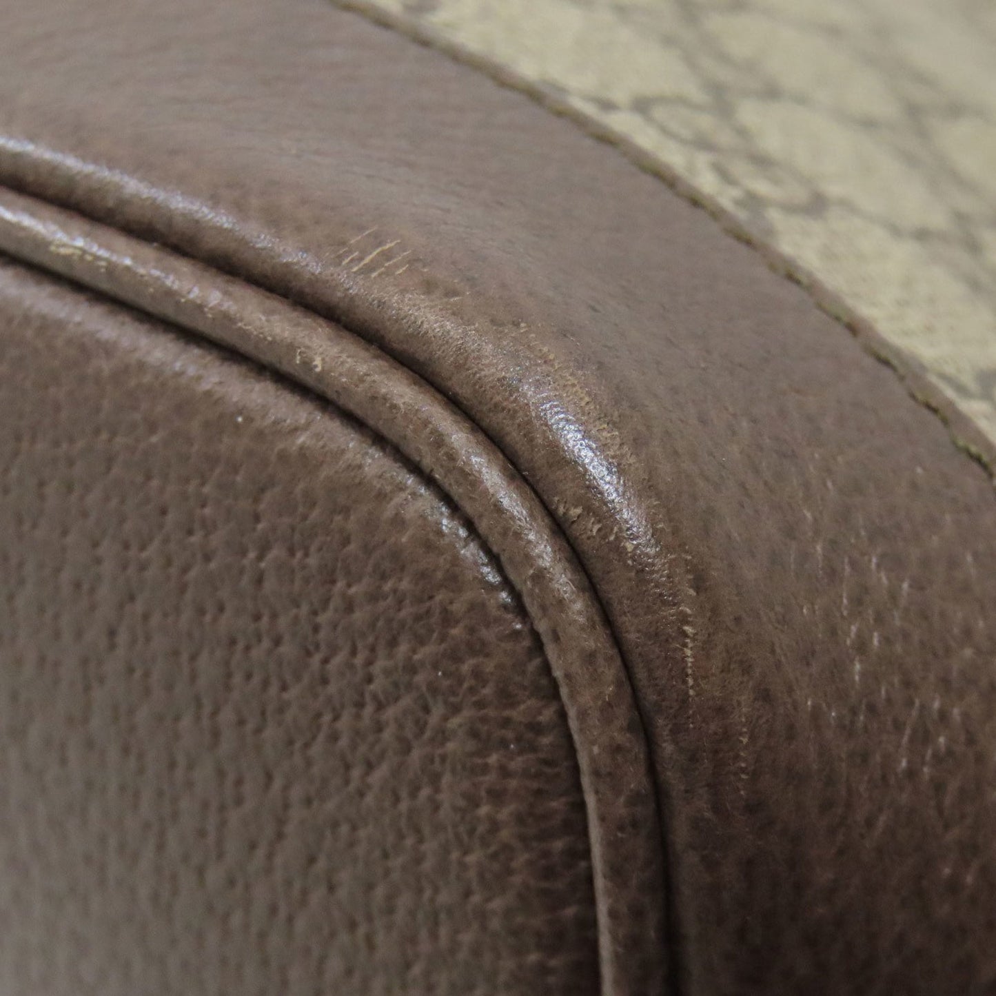Gucci Brown Pvc Handbag