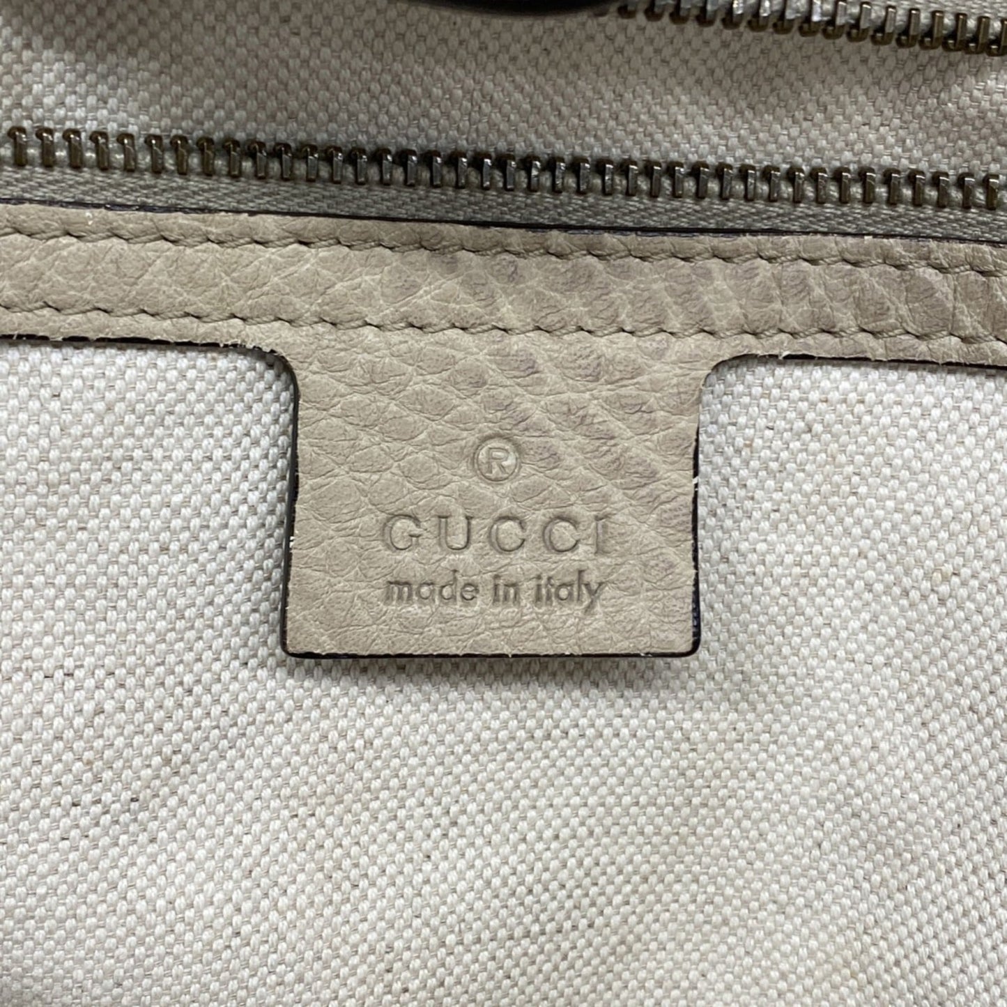 Gucci Beige Canvas Tote Bag
