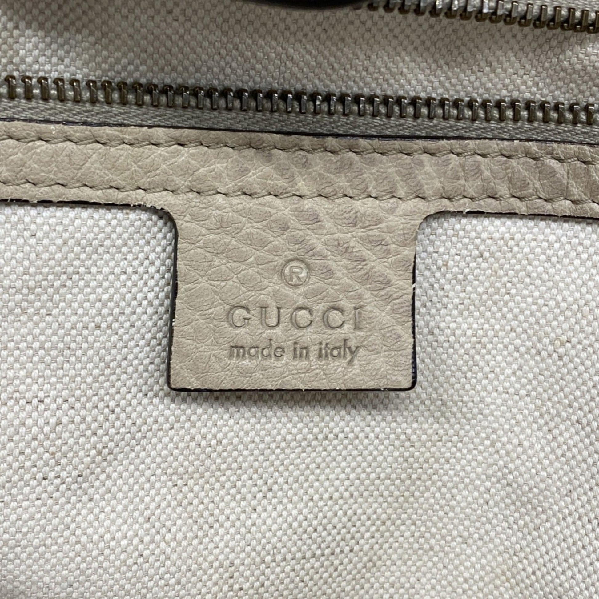 Gucci Beige Canvas Tote Bag