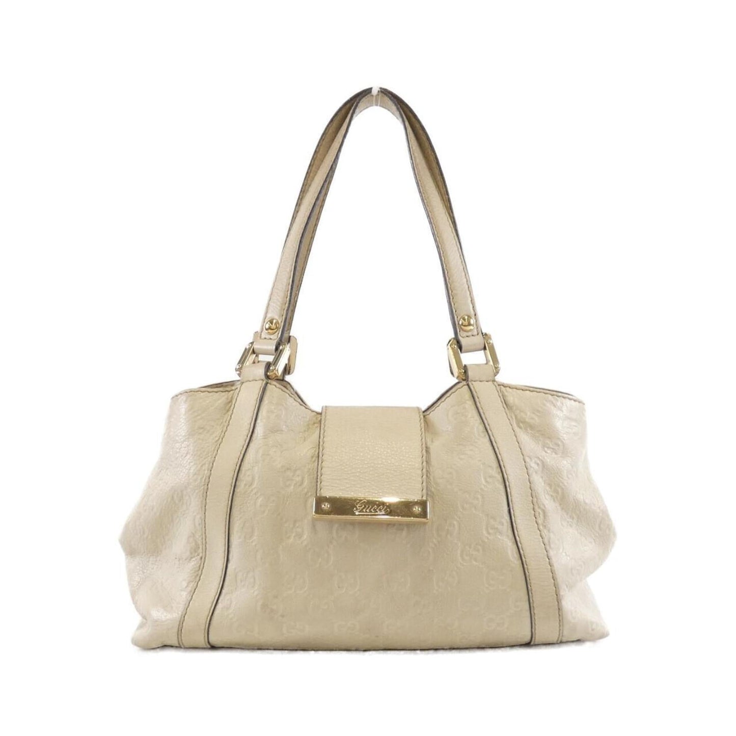 Gucci Ivory Leather Handbag