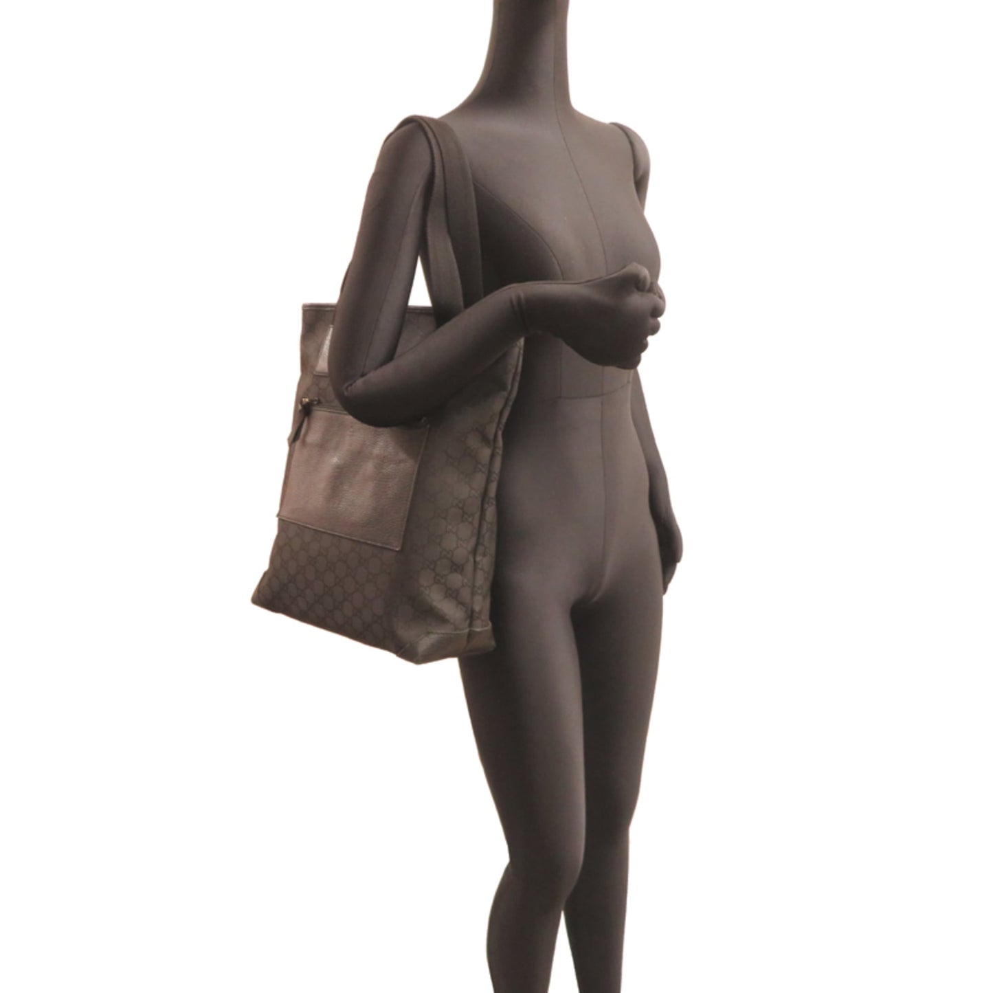 Gucci Black Nylon Tote Bag