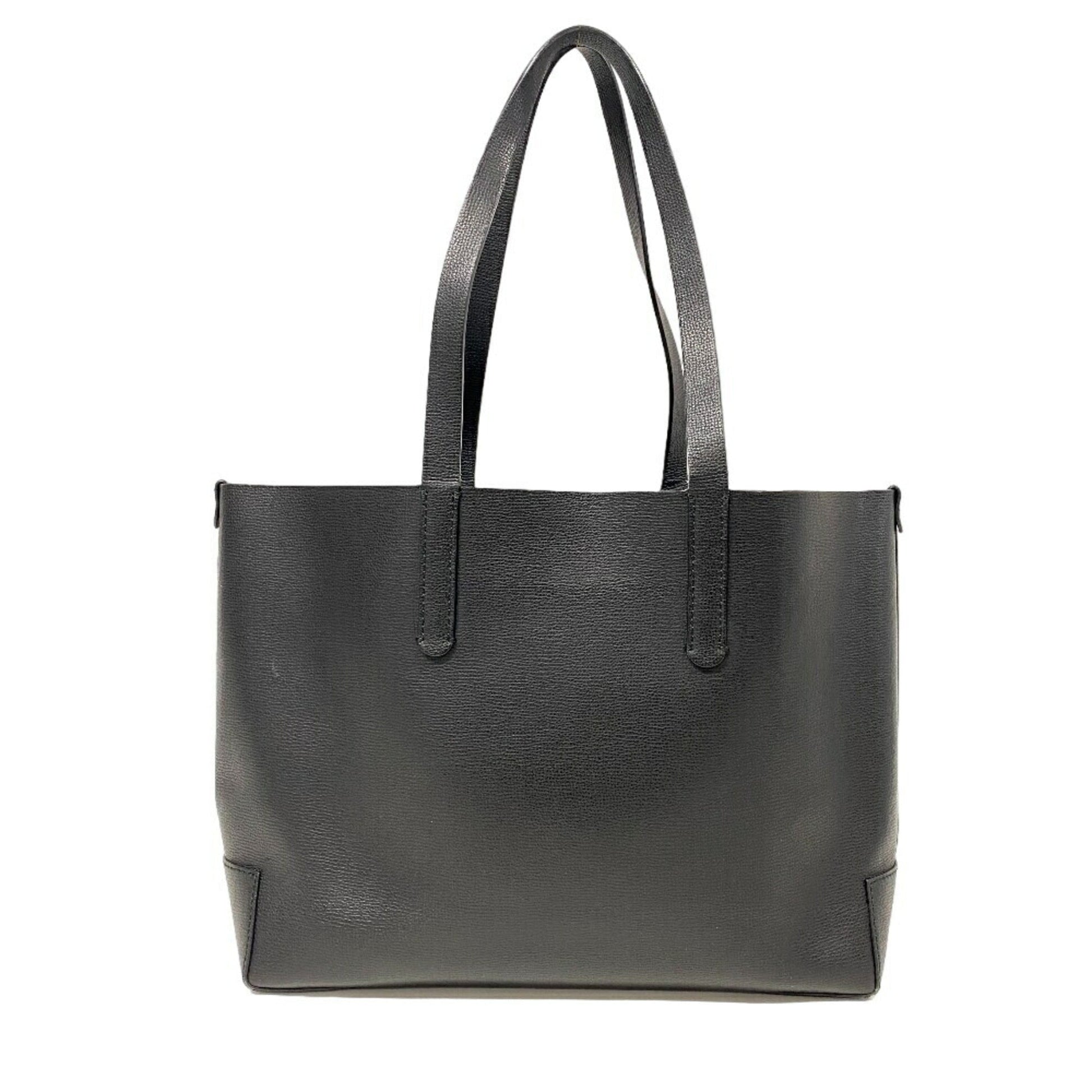 Burberry Pvc Tote Bag Leather Black Brown Leather Tote Bag