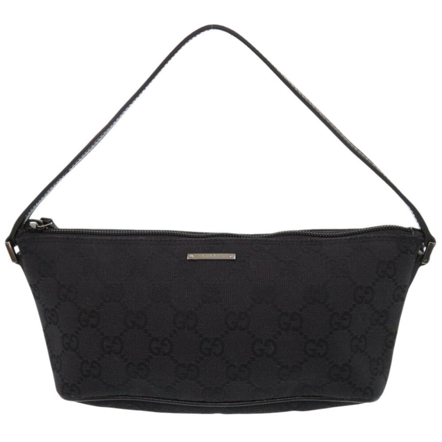 Gucci Gg Canvas Black Gg Canvas Handbag Pouch