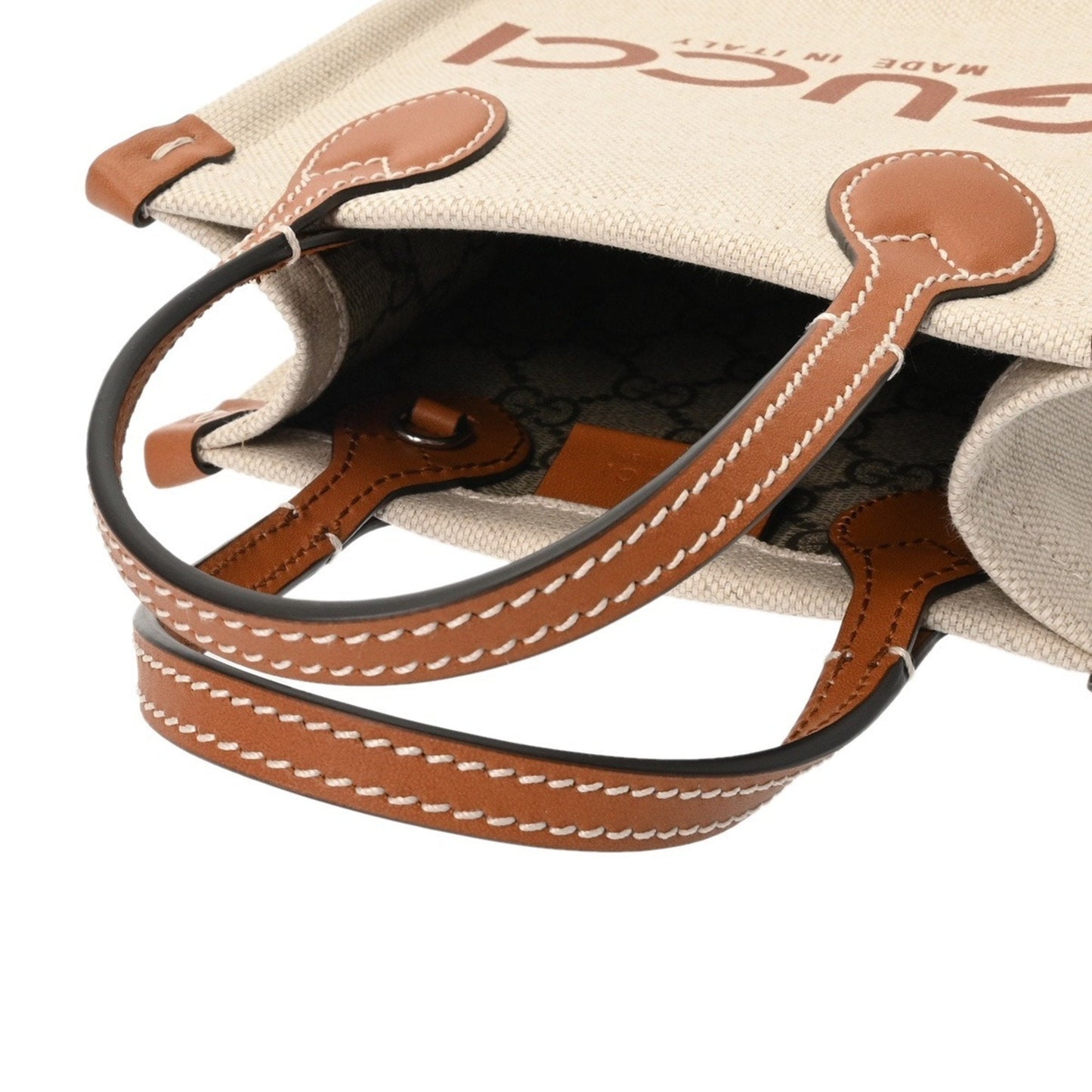 Gucci Brown White Shoulder Bag