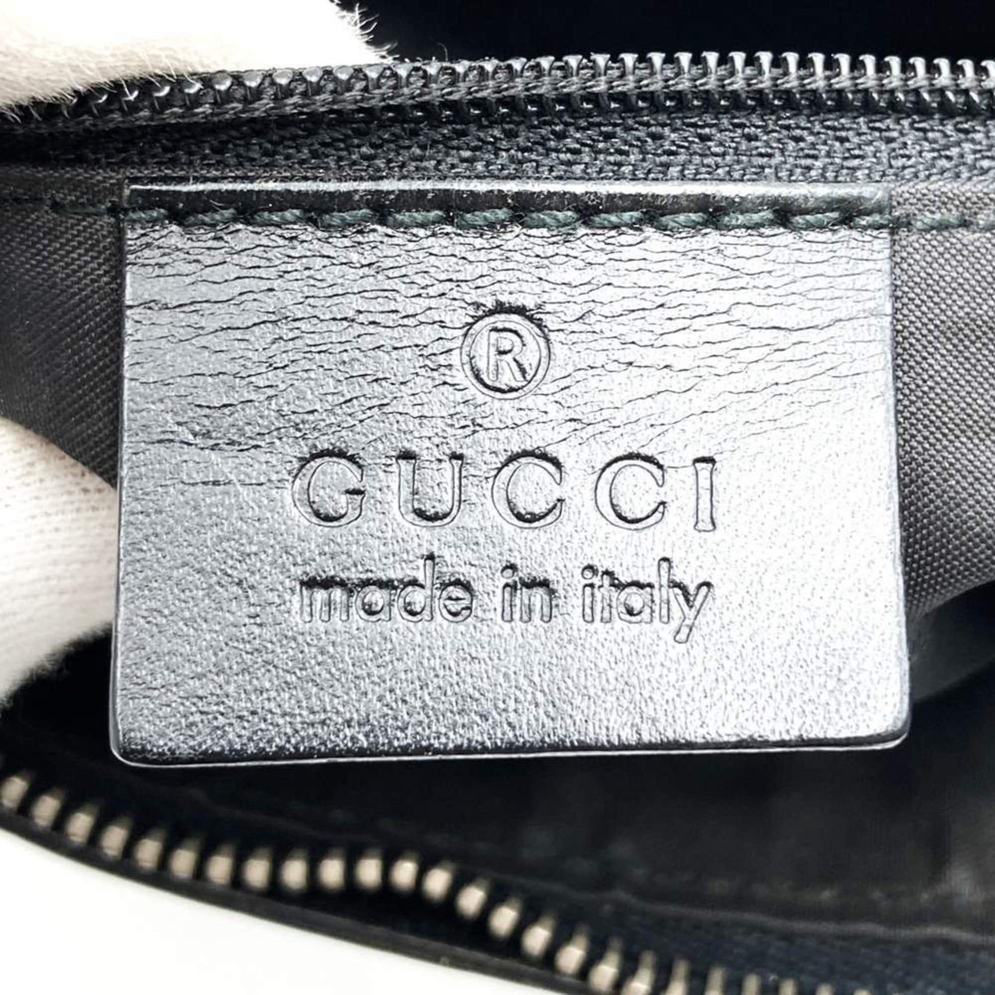 Gucci Black Leather Handbag Shoulder Bag
