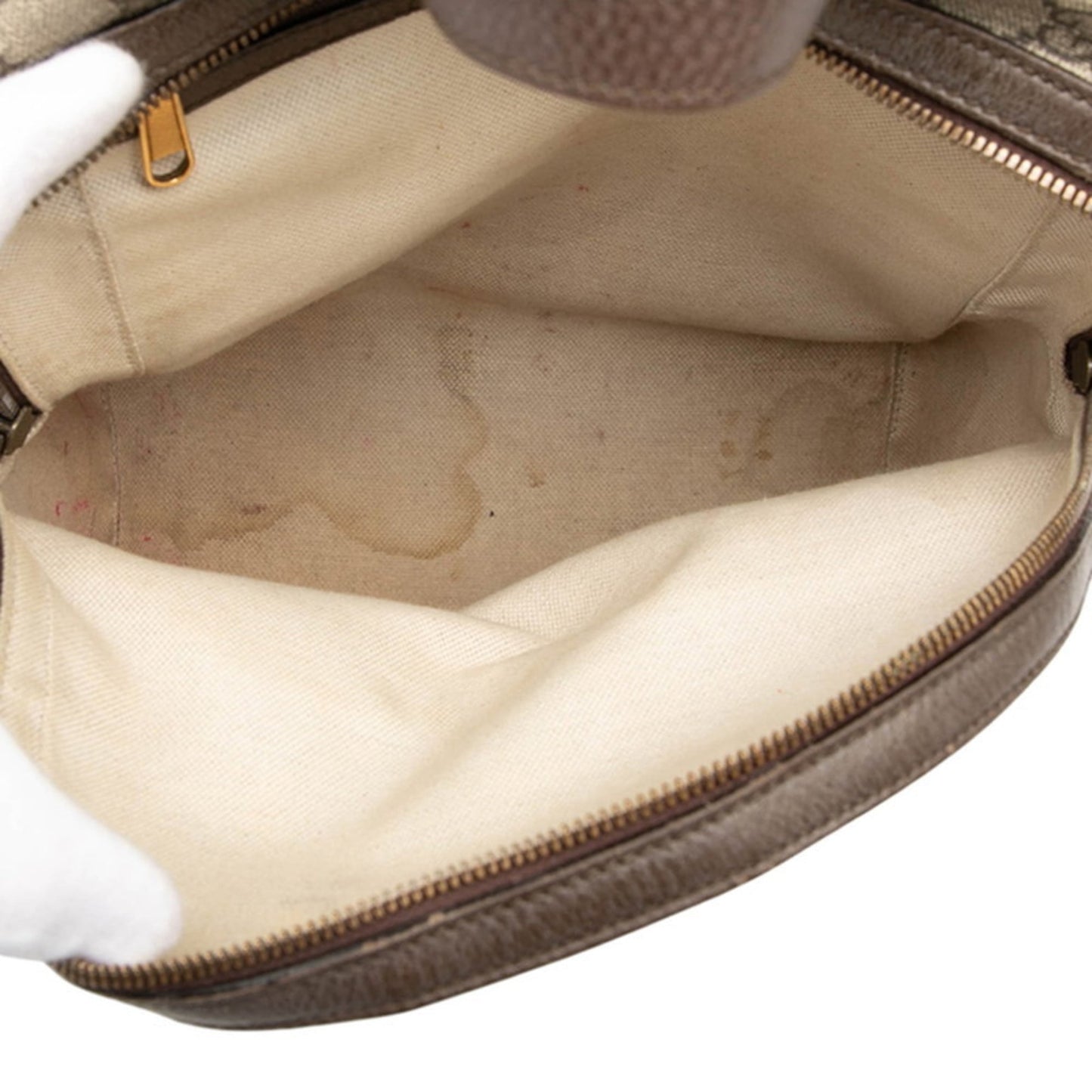 Gucci Ophidia Beige Multi-Color Pvc Leather Backpack
