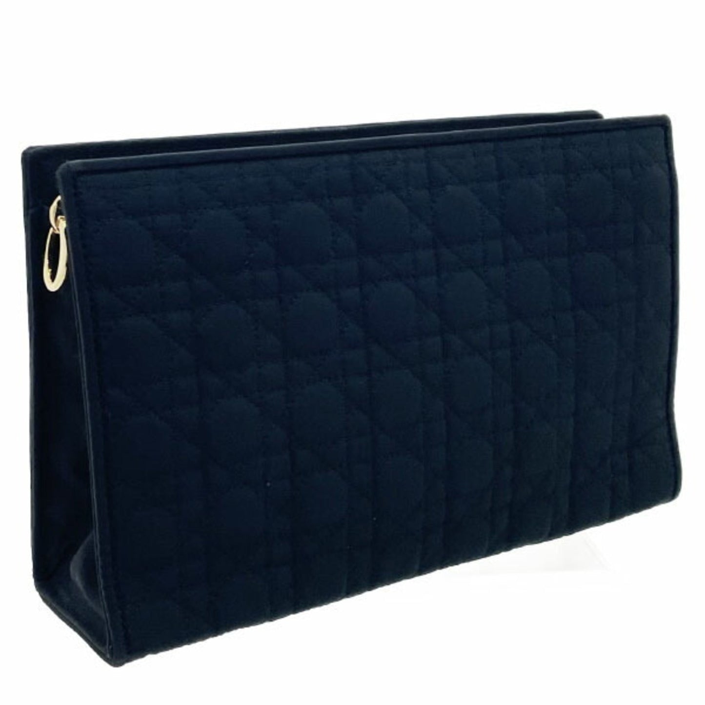 Dior Handbag Christian Pouch Nylon Black Satchel Bag
