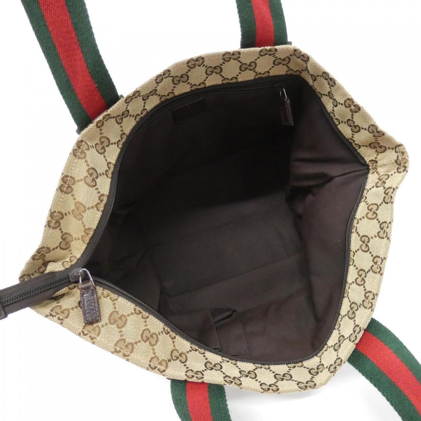 Gucci Beige Brown Gg Canvas Handbag