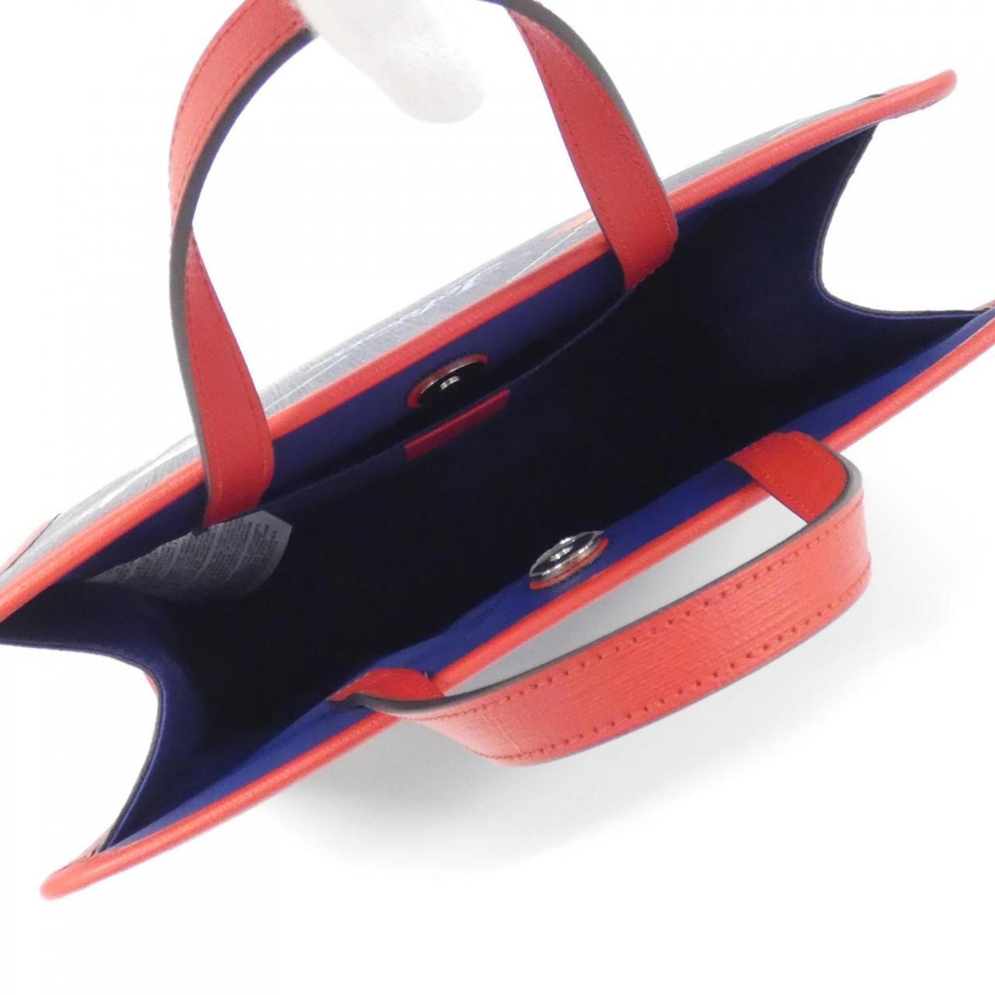 Gucci Navy Red Color Canvas Handbag