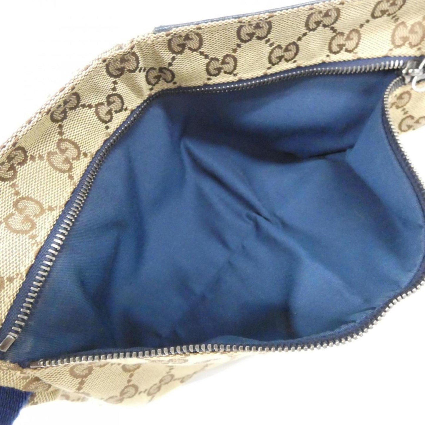 Gucci Beige Blue Orange Gg Canvas Fanny Pack
