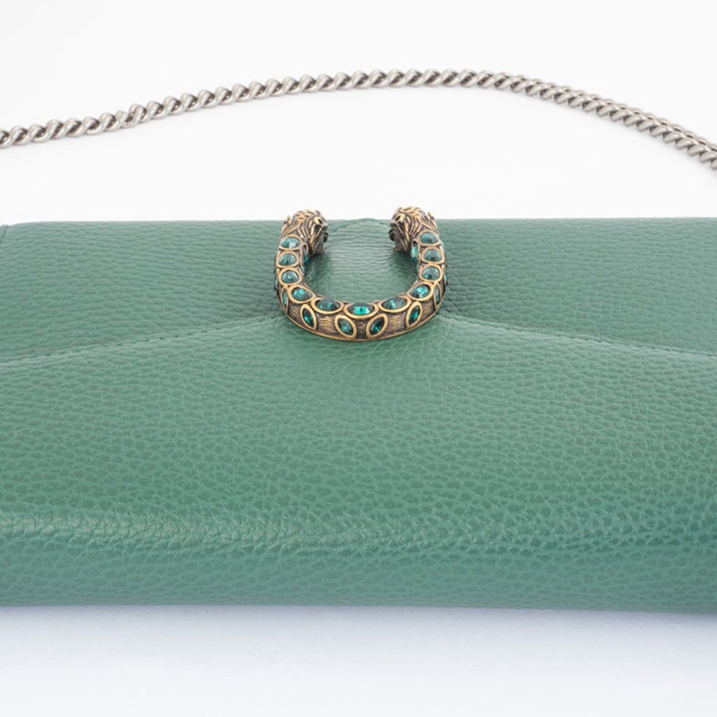 Gucci Green Leather Shoulder Bag