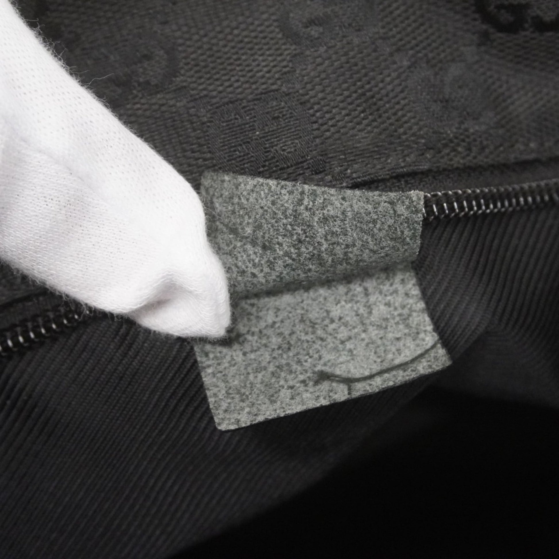 Gucci Black Canvas Tote Bag