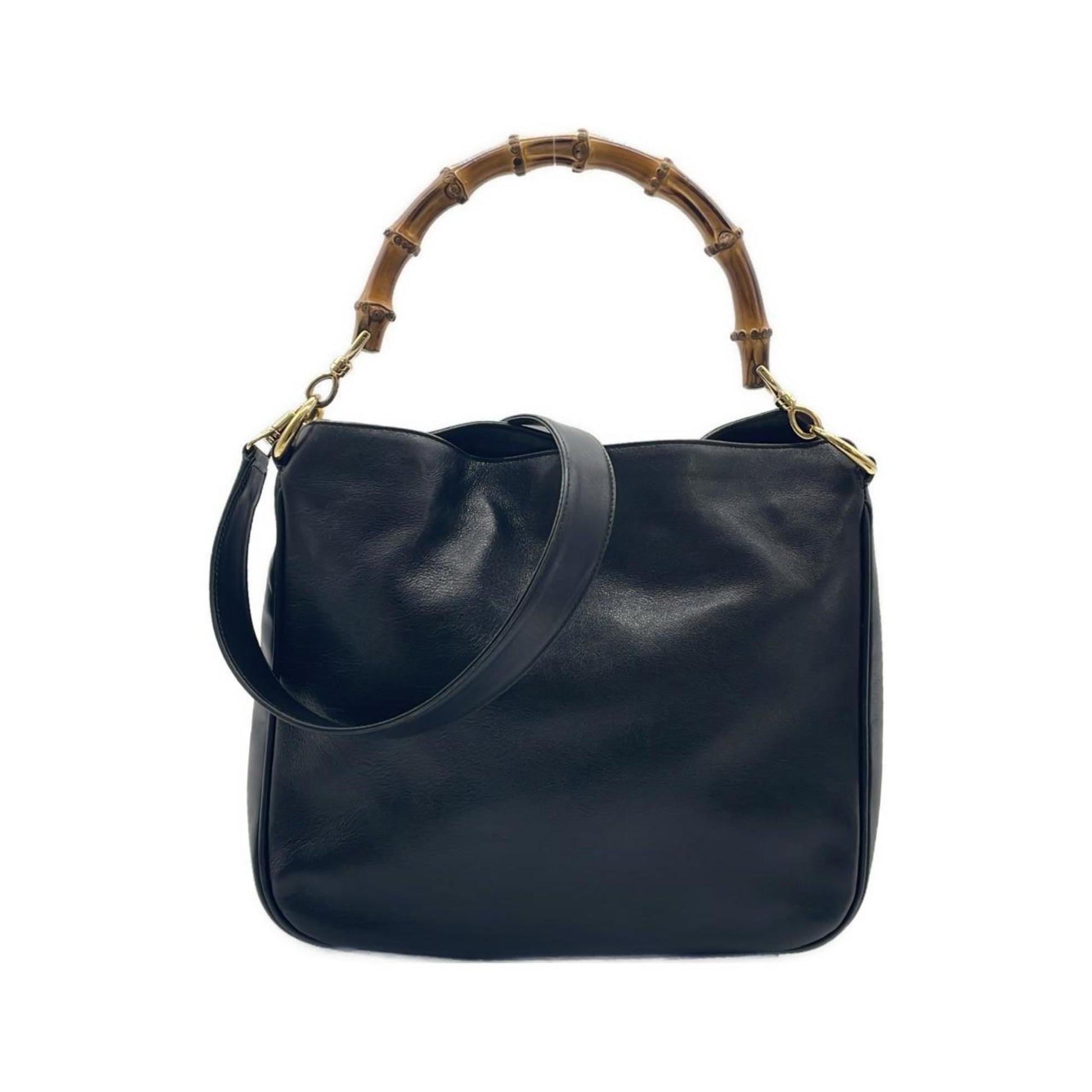 Gucci Black Leather Shoulder Bag